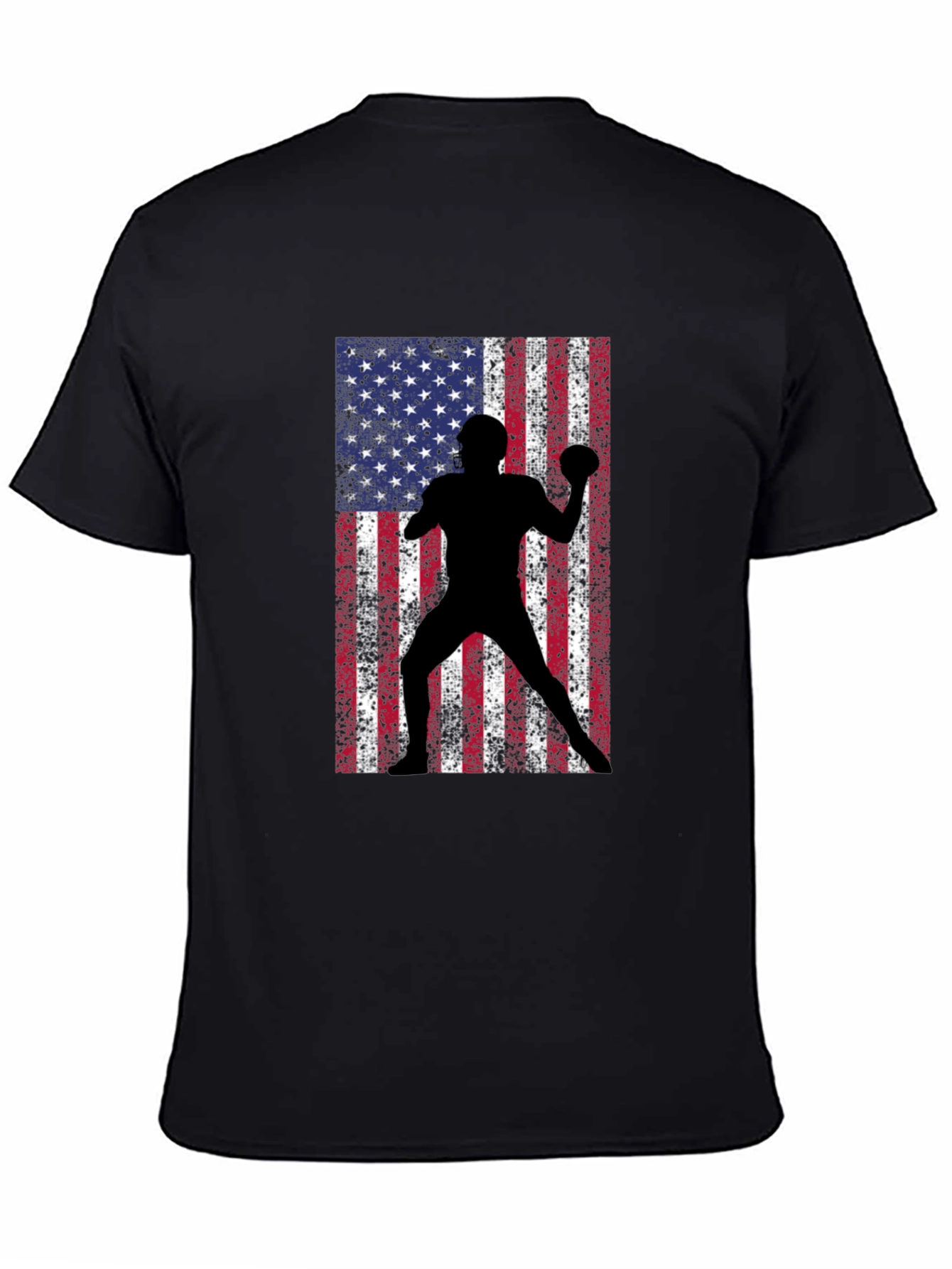 American Football Flag Graphic Tee