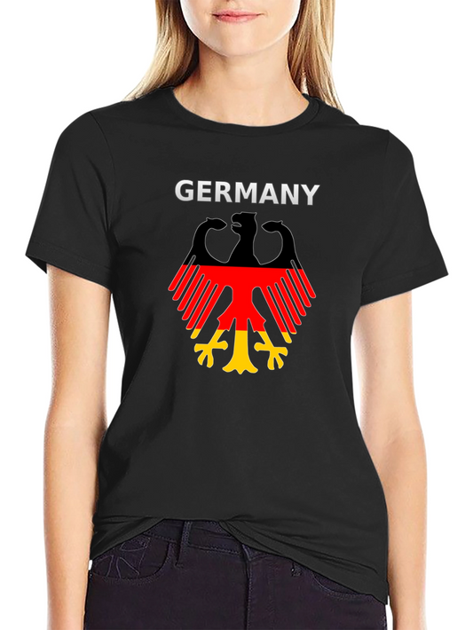 Germany Eagle Flag T-Shirt - Black