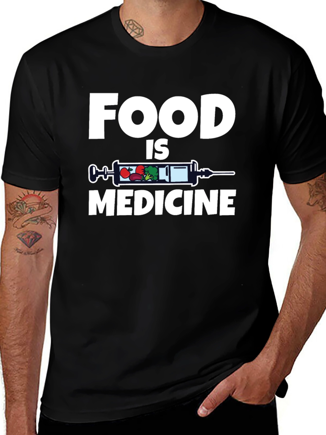 Food is Medicine Graphic T-Shirt