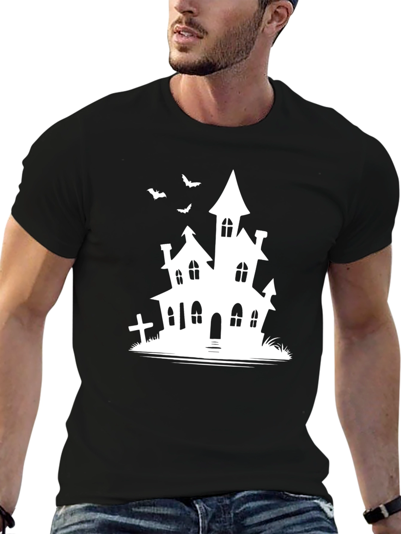 Haunted House Halloween T-Shirt