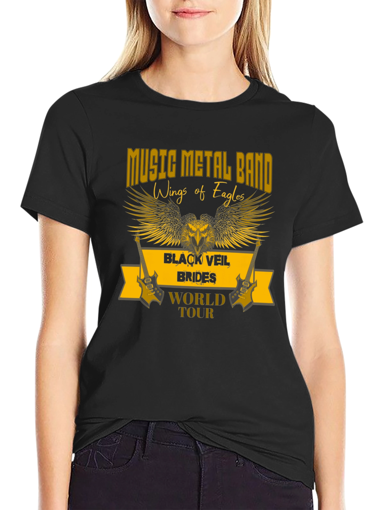 Black Veil Brides World Tour Graphic T-Shirt