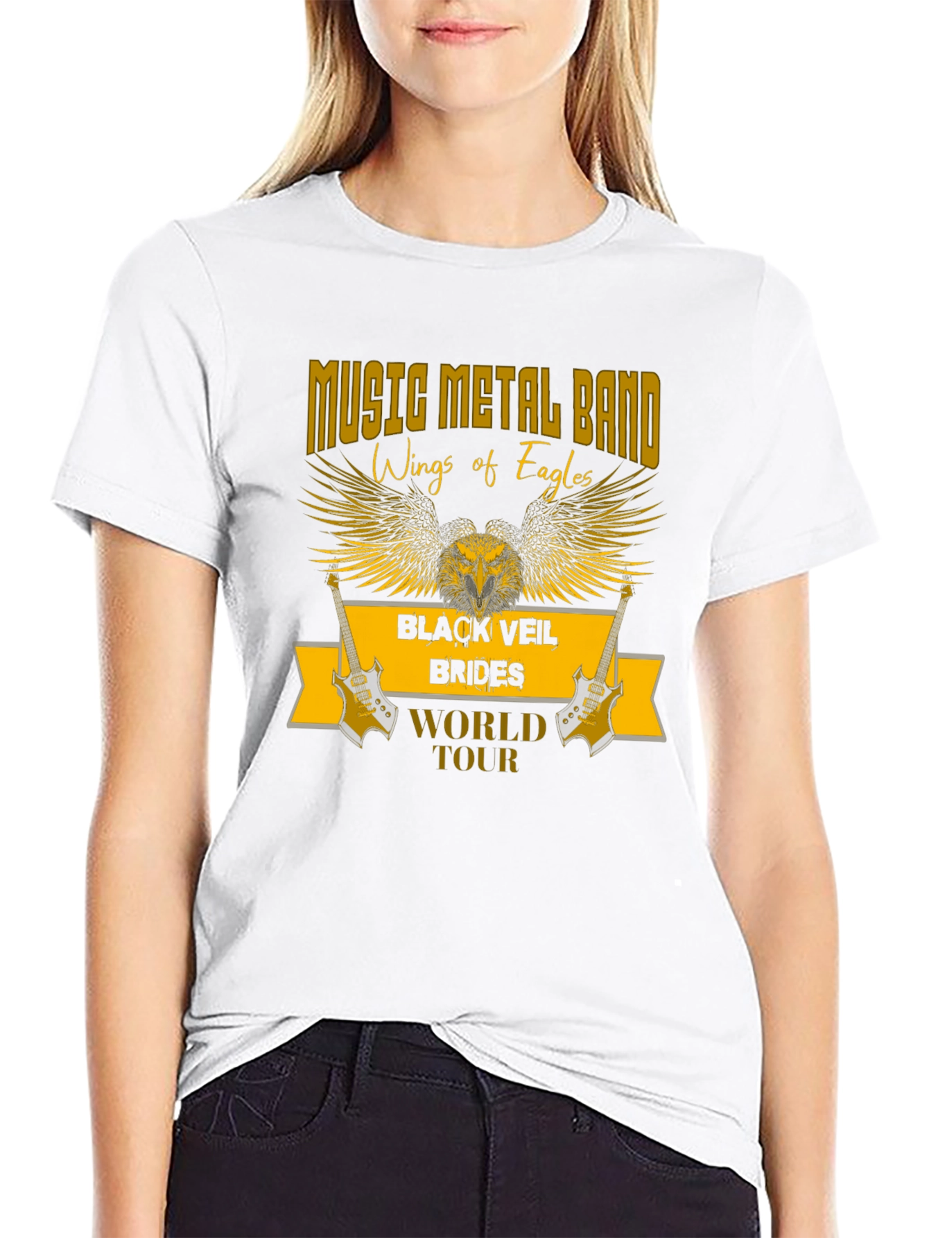 Black Veil Brides World Tour Graphic T-Shirt