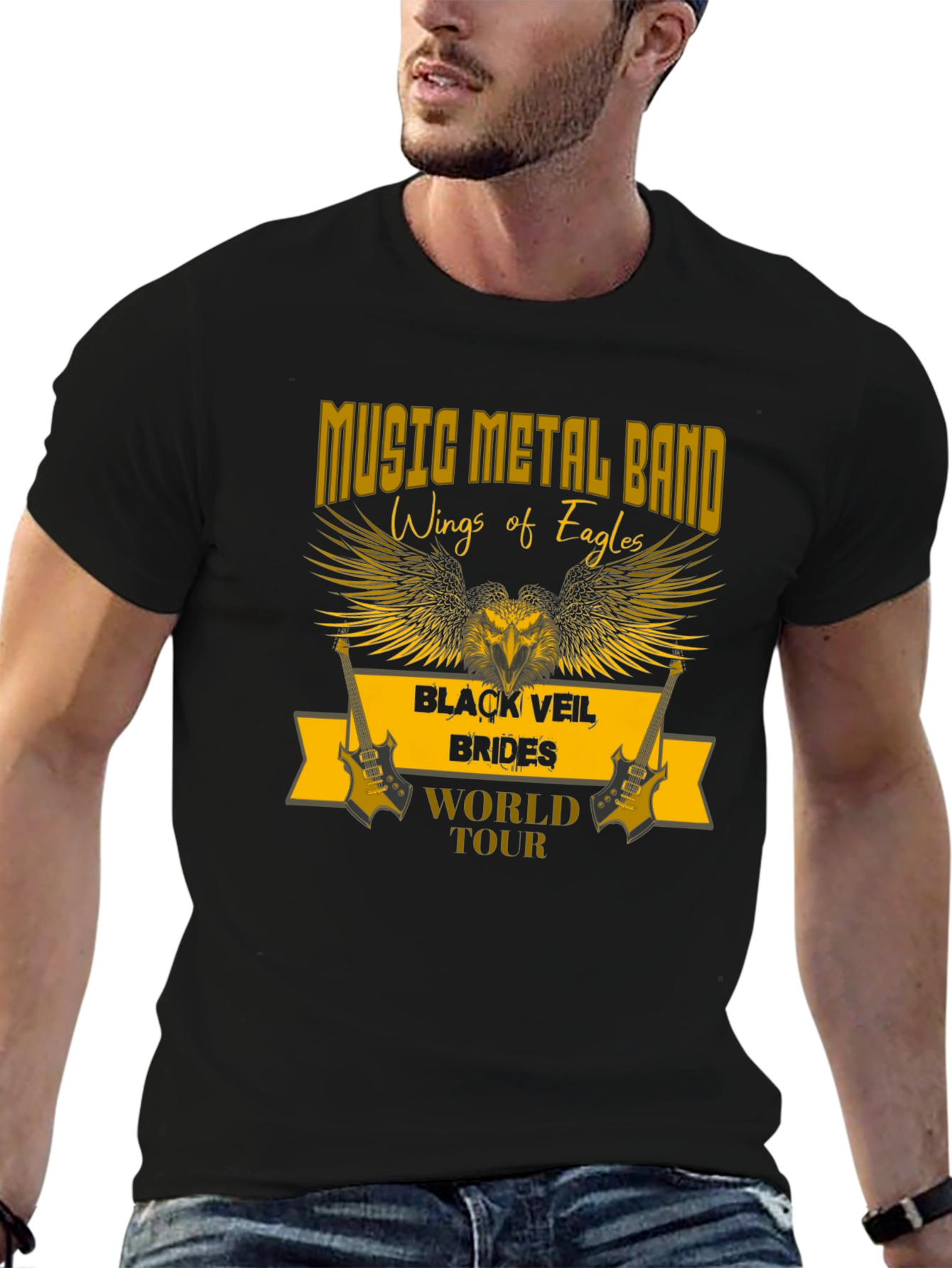 Black Veil Brides World Tour Graphic T-Shirt