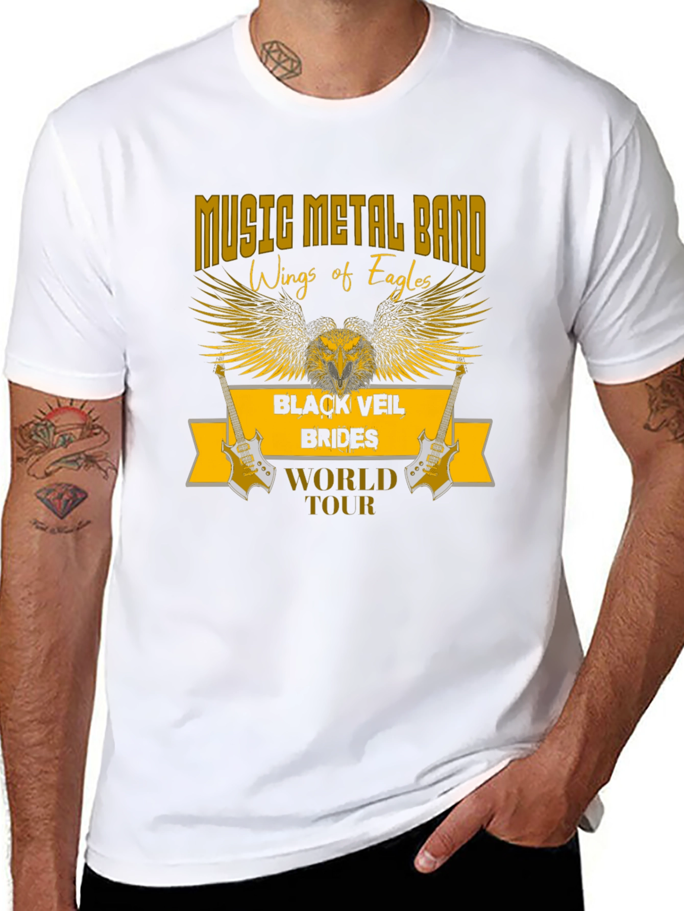 Black Veil Brides World Tour Graphic T-Shirt