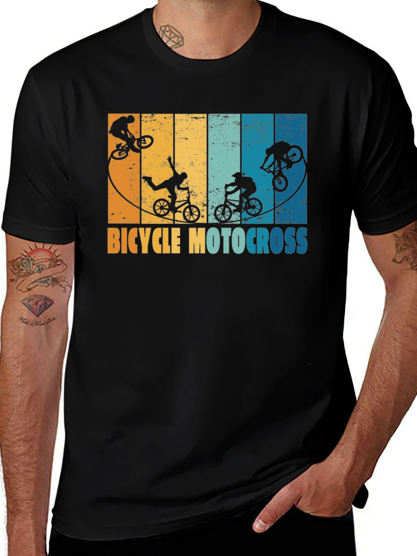 Bicycle Motocross Graphic T-Shirt