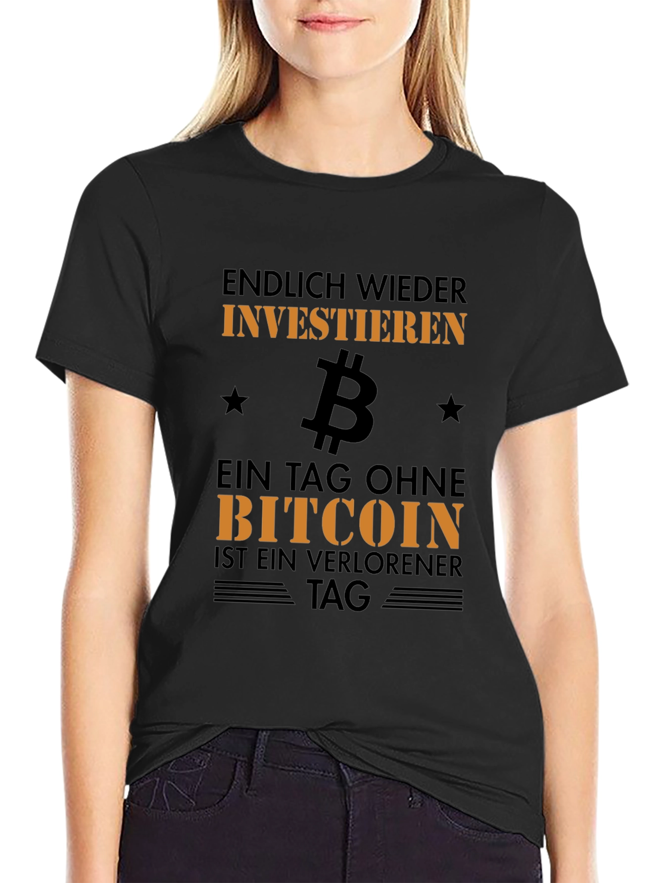 Bitcoin Investor T-Shirt - A Day Without Bitcoin...