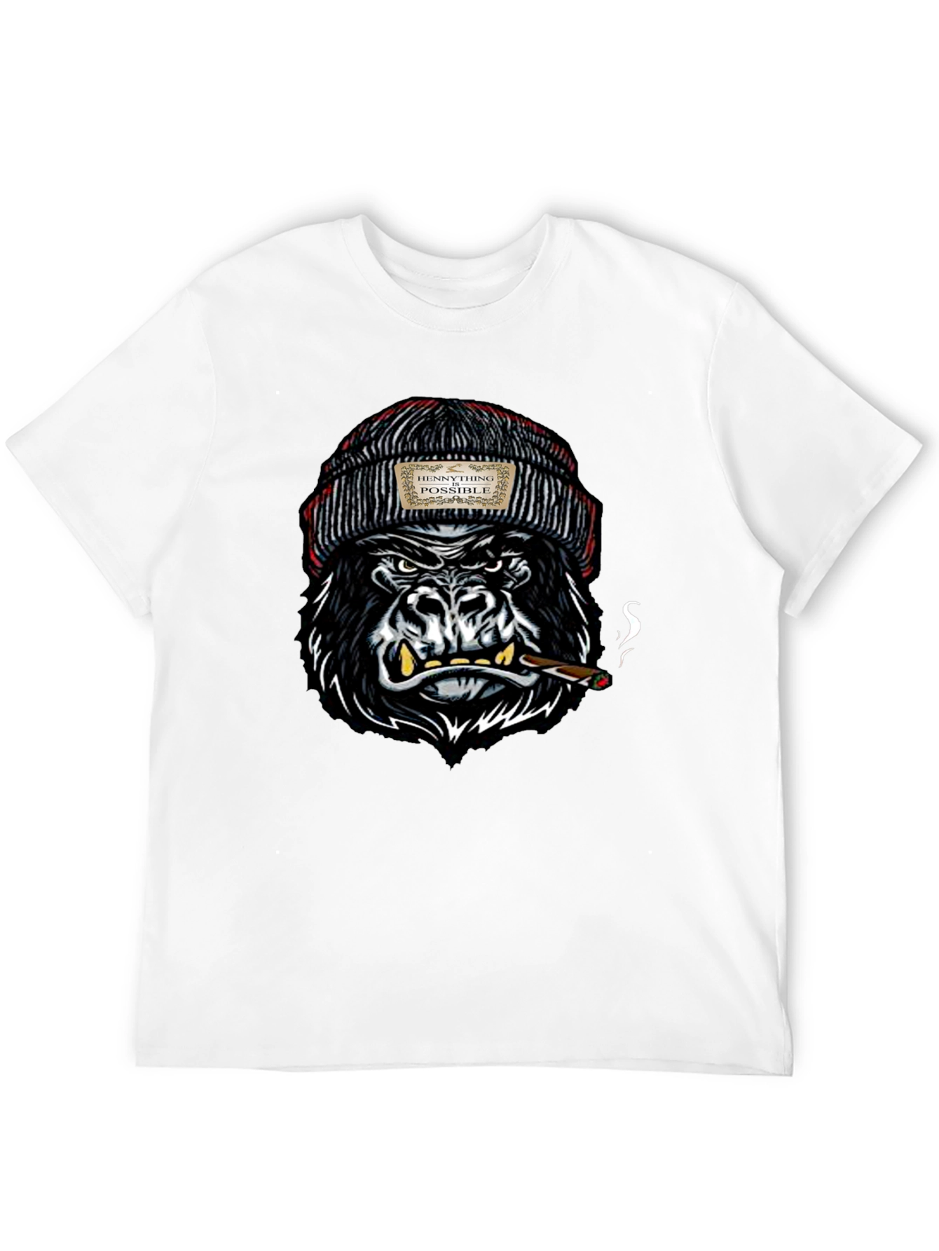 Hennything Gorilla Black T-Shirt