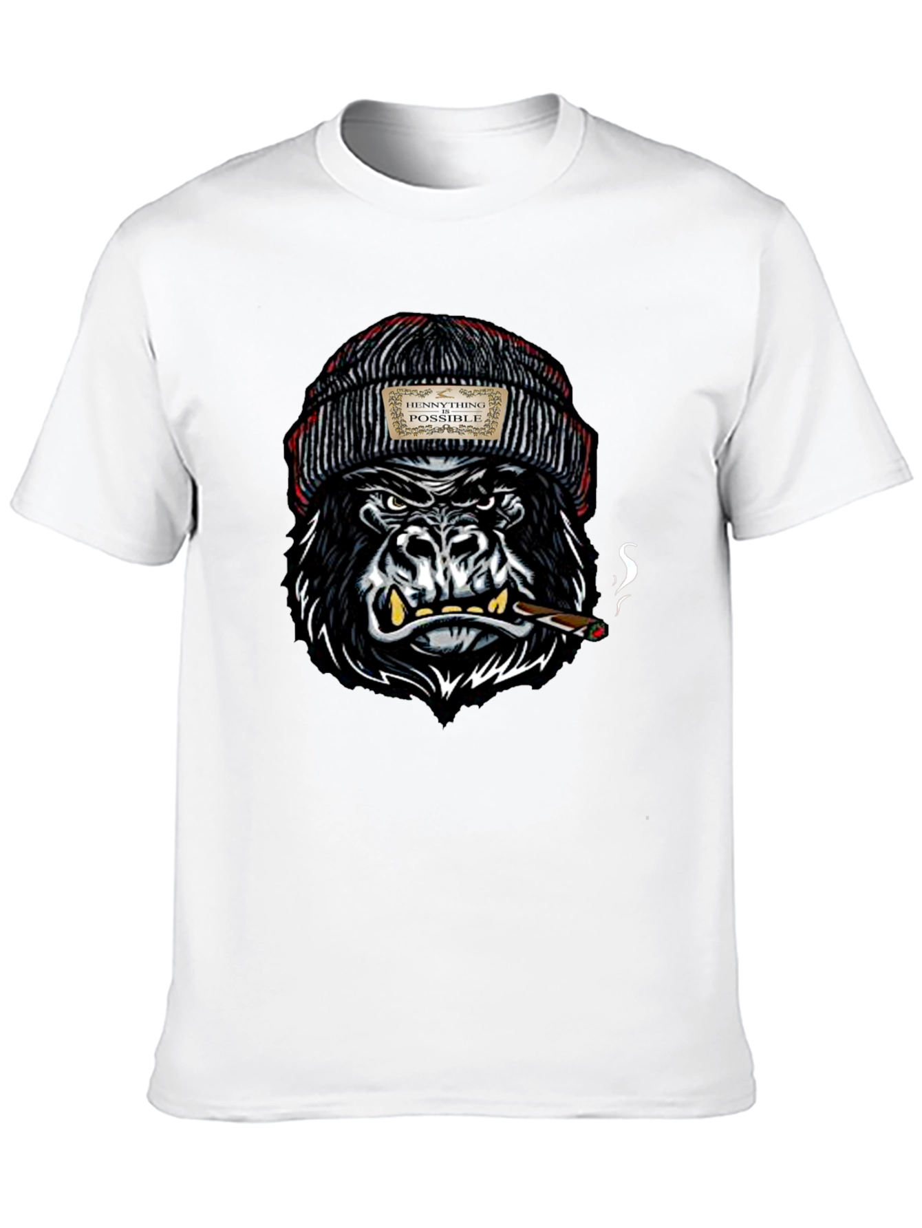Hennything Gorilla Black T-Shirt
