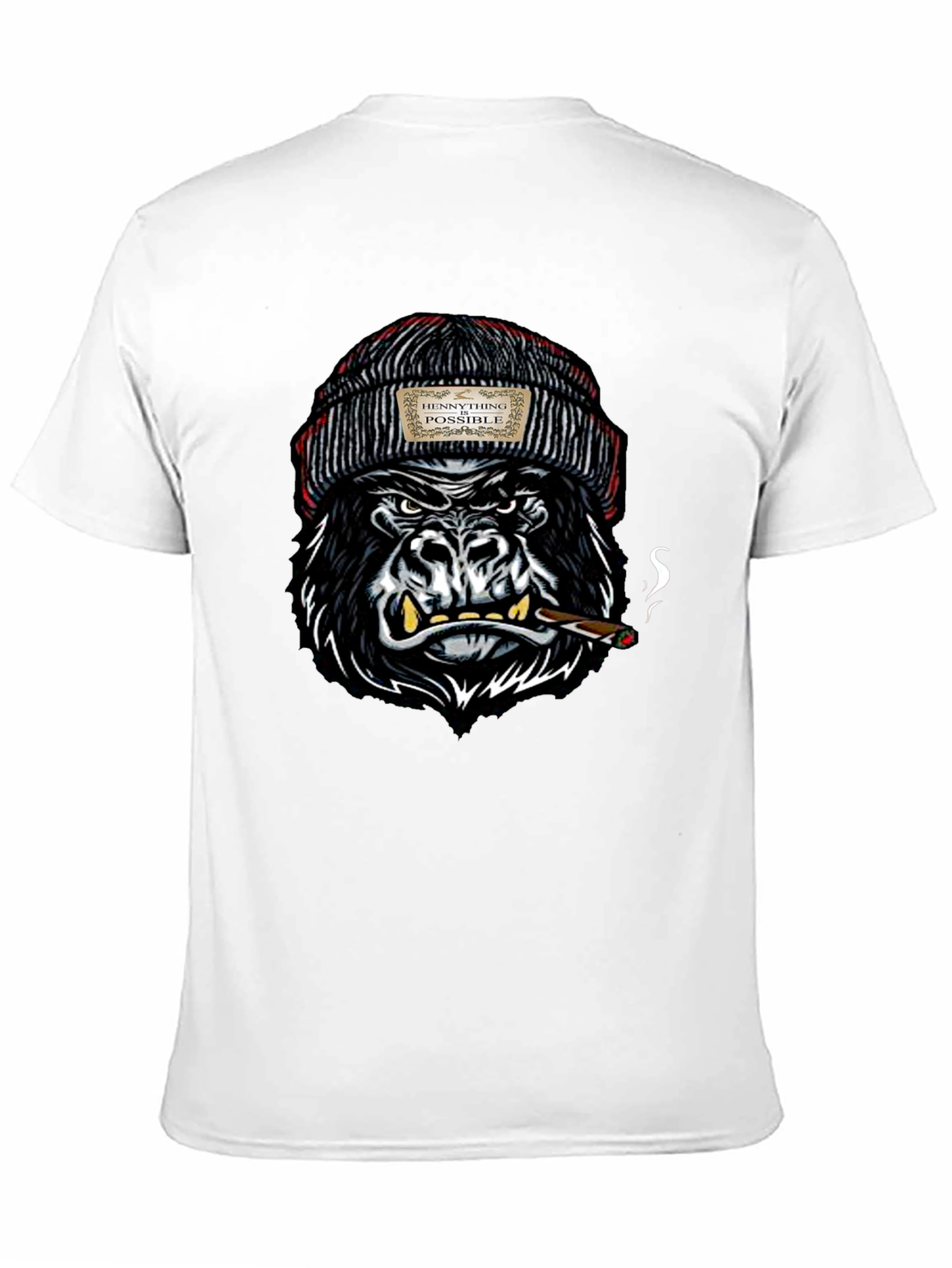 Hennything Gorilla Black T-Shirt