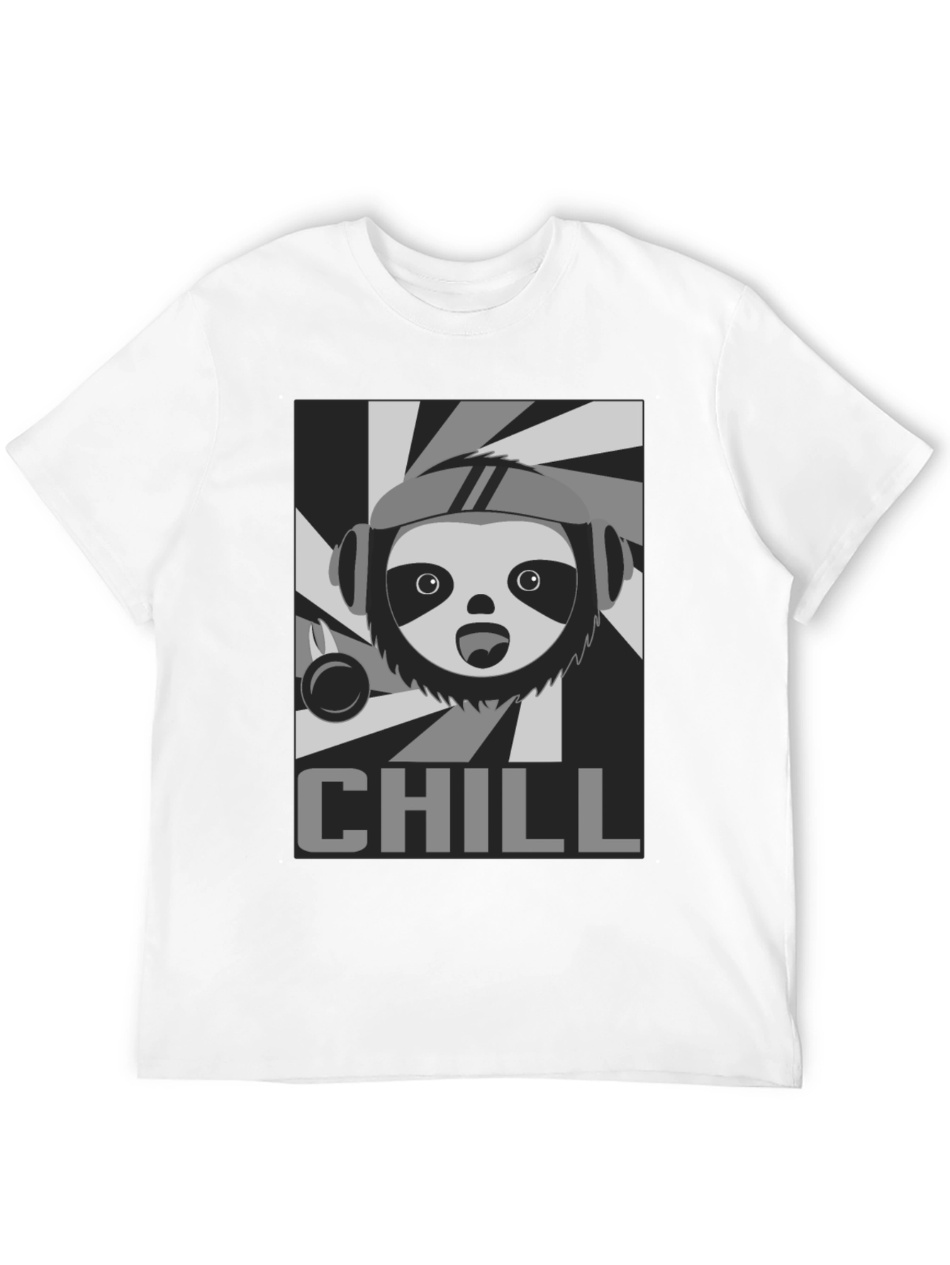 Chill Sloth Graphic T-Shirt - Relaxed Fit