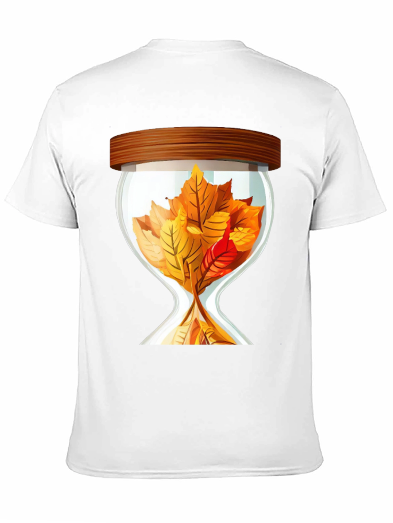 Autumn Leaf Hourglass Graphic Tee