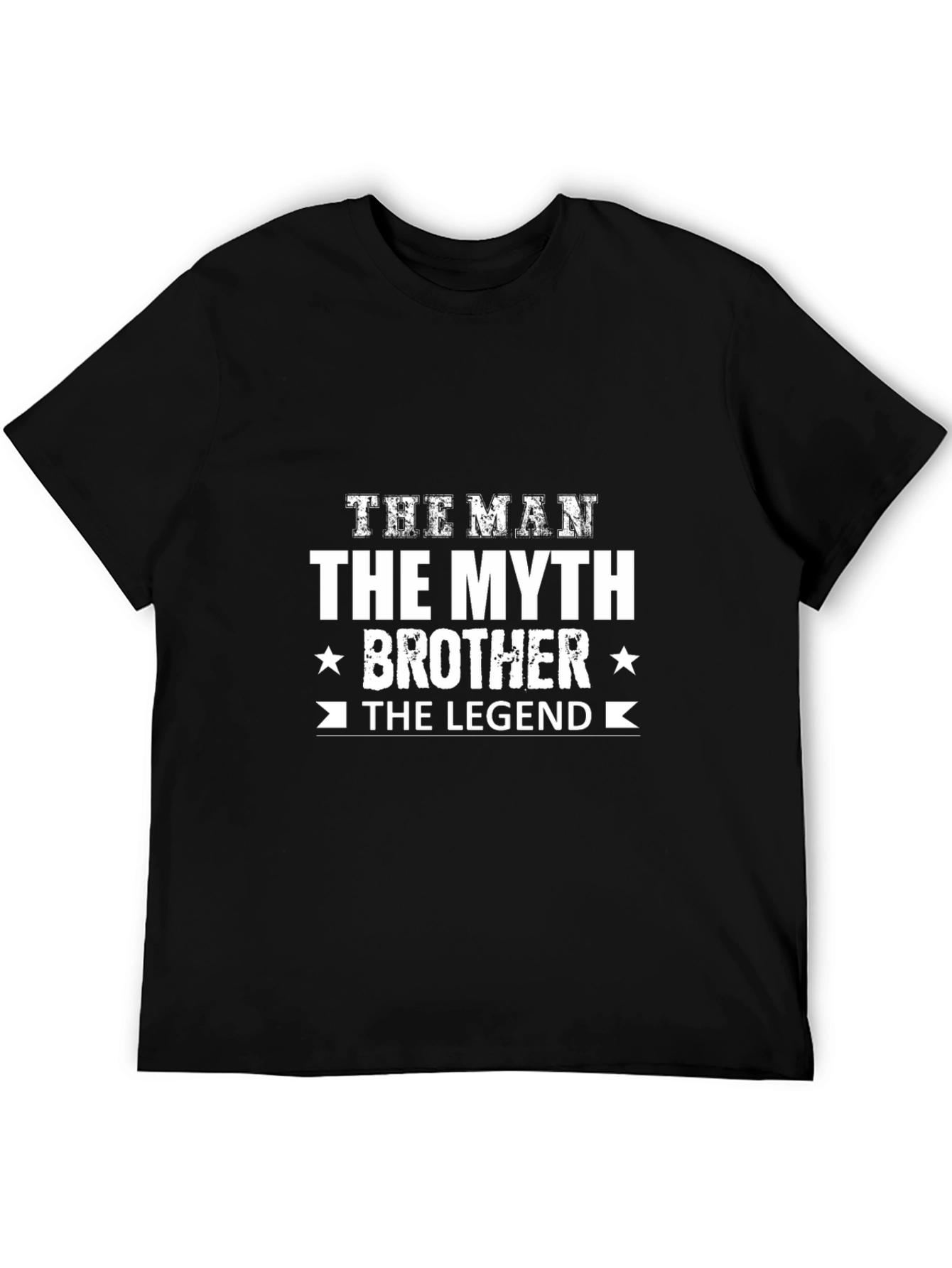 The Myth Brother Legend Black T-Shirt