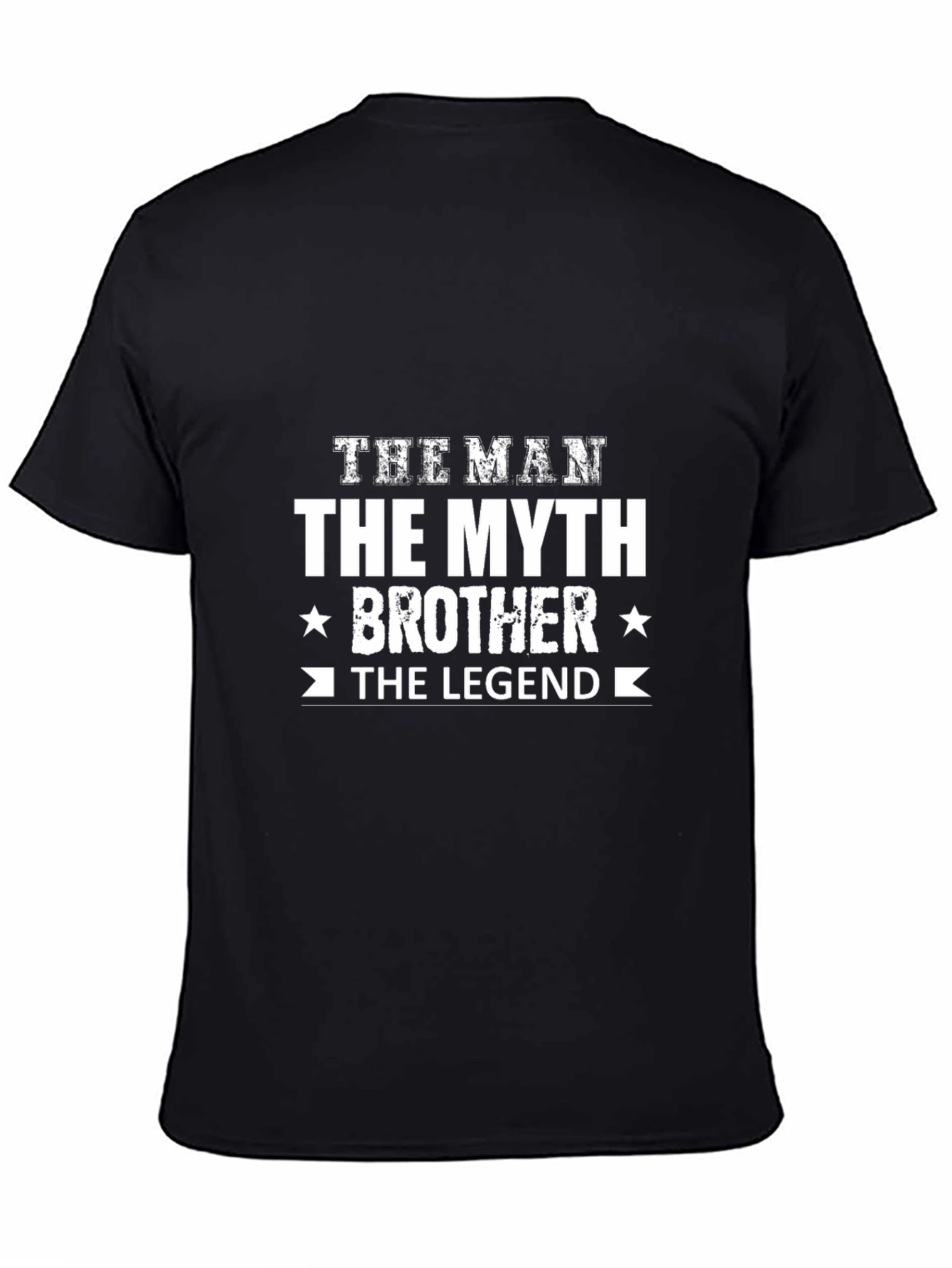 The Myth Brother Legend Black T-Shirt