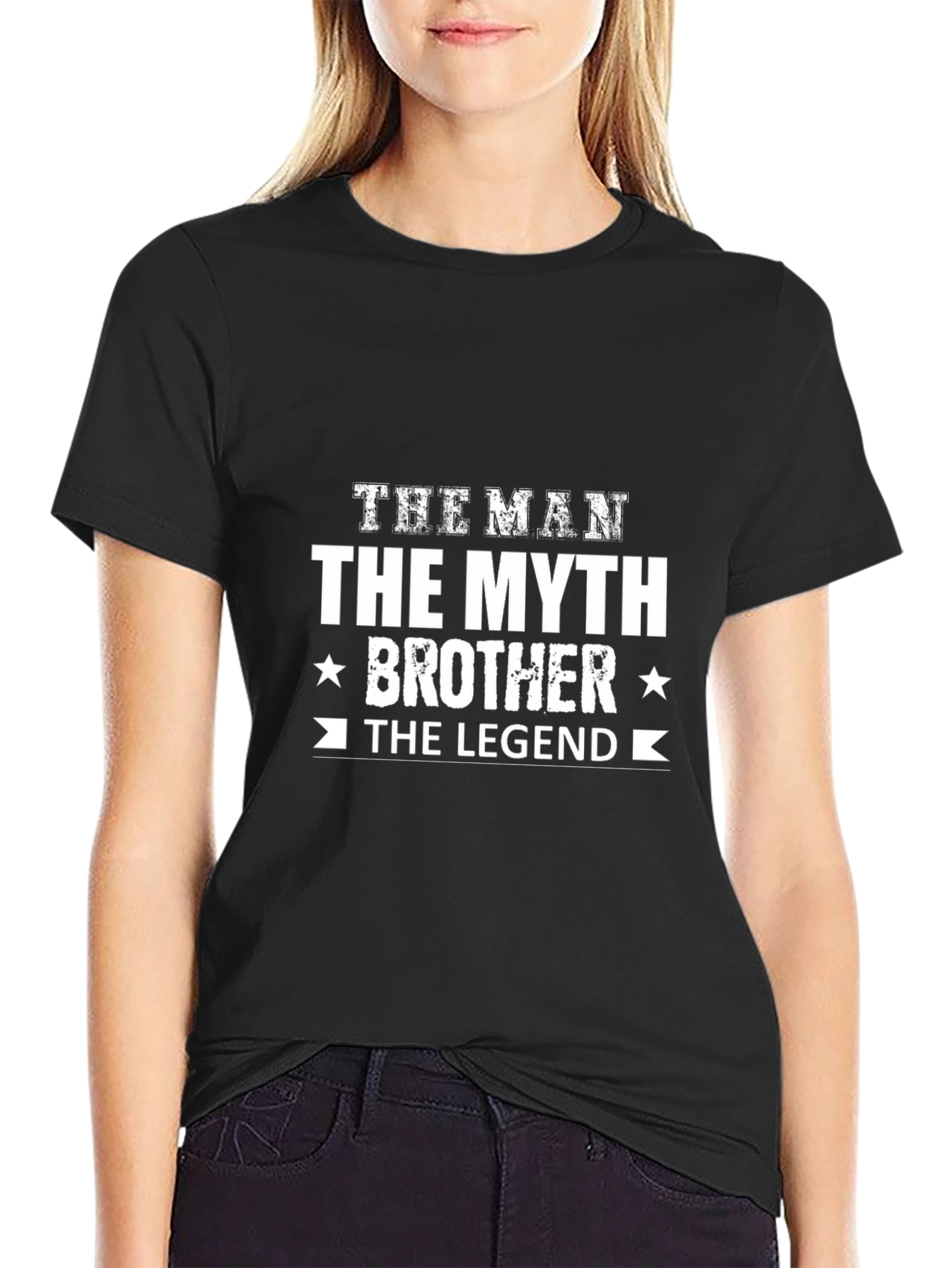 The Myth Brother Legend Black T-Shirt