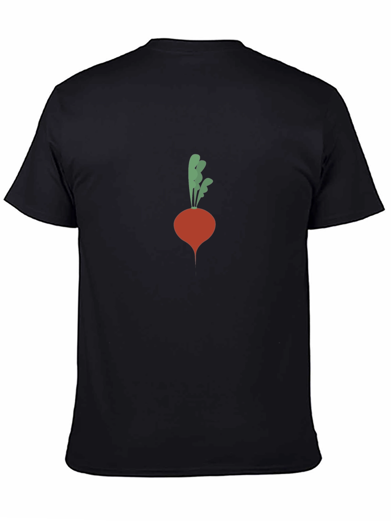 Radish Graphic Tee - Black Cotton Blend
