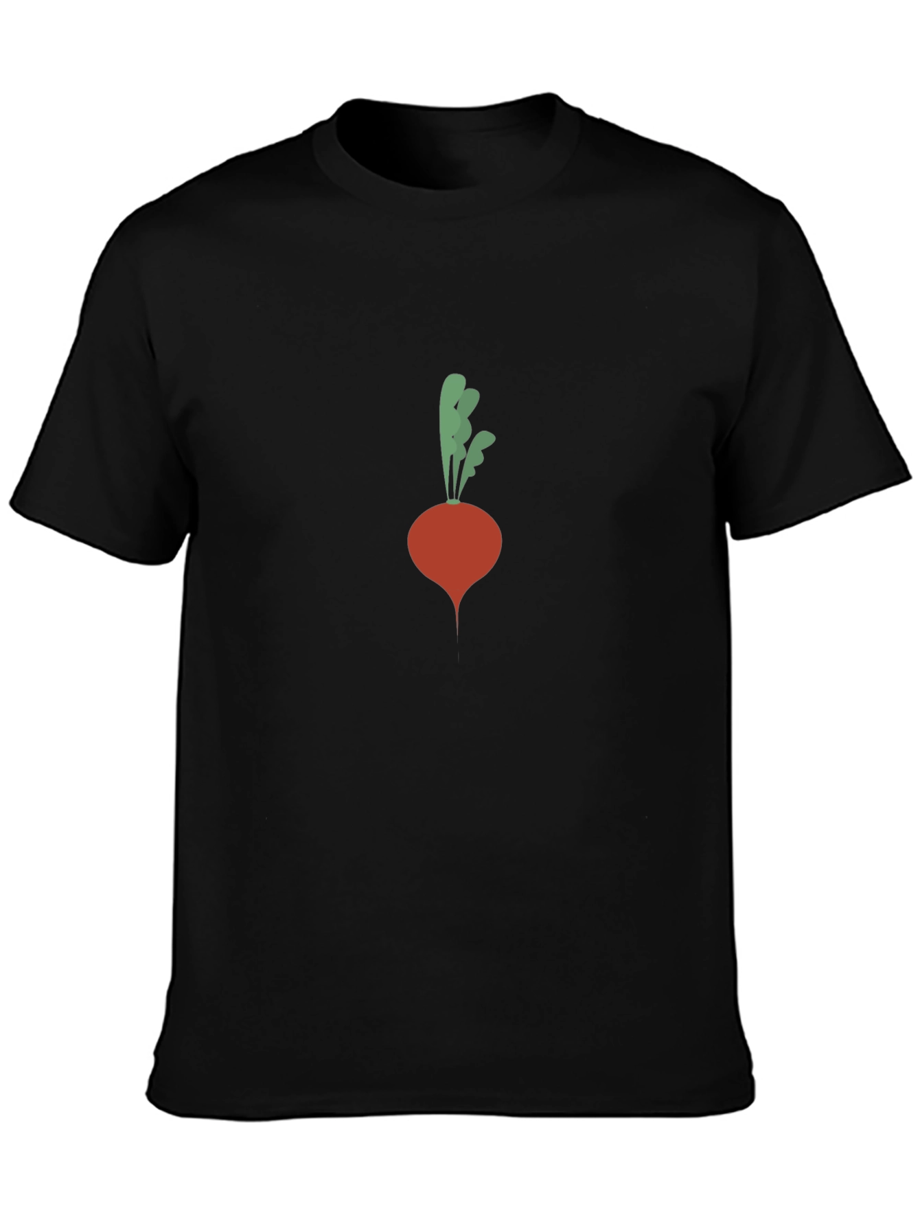Radish Graphic Tee - Black Cotton Blend