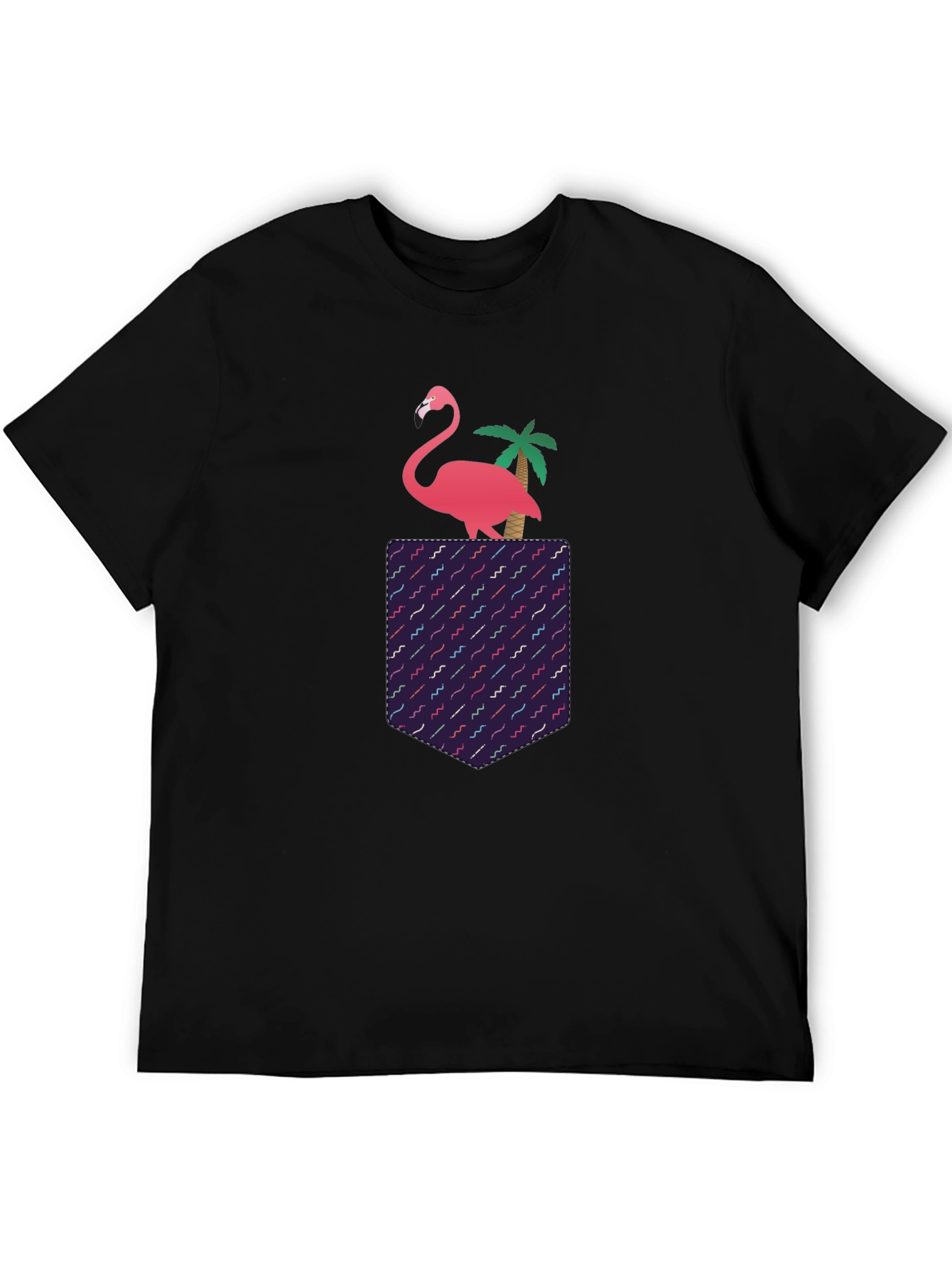 Flamingo Pocket T-Shirt