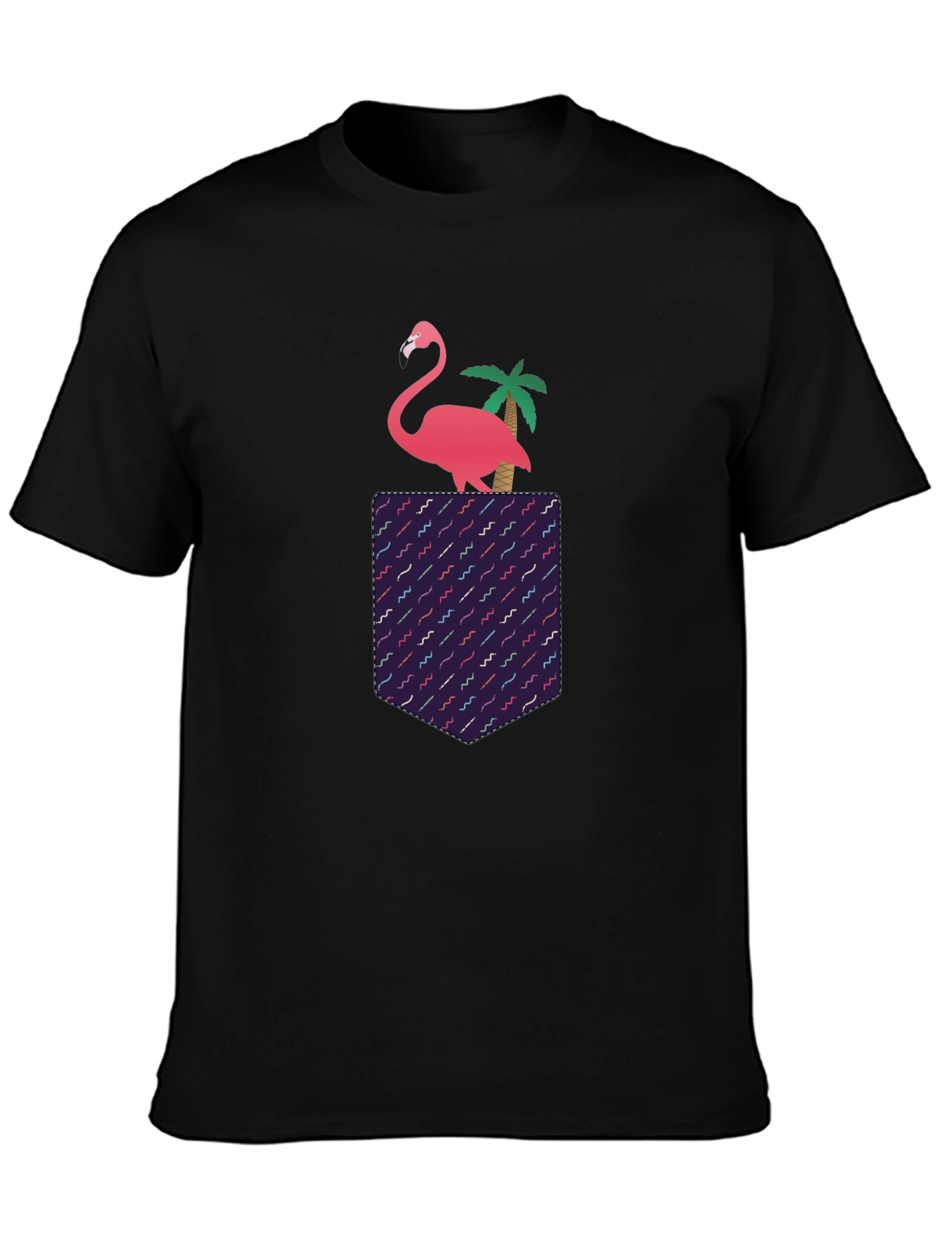 Flamingo Pocket T-Shirt