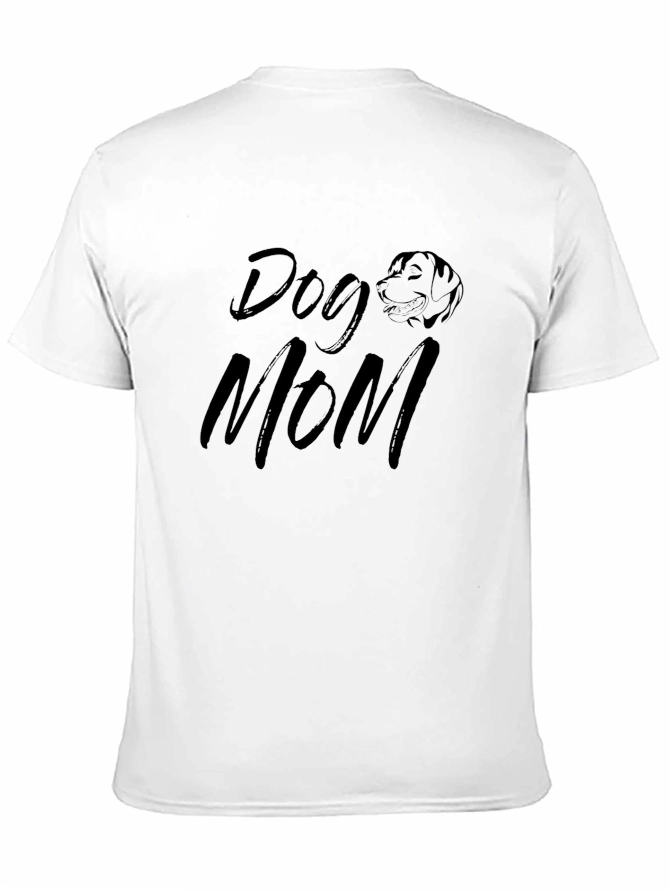 Dog Mom T-Shirt - Black Graphic Tee