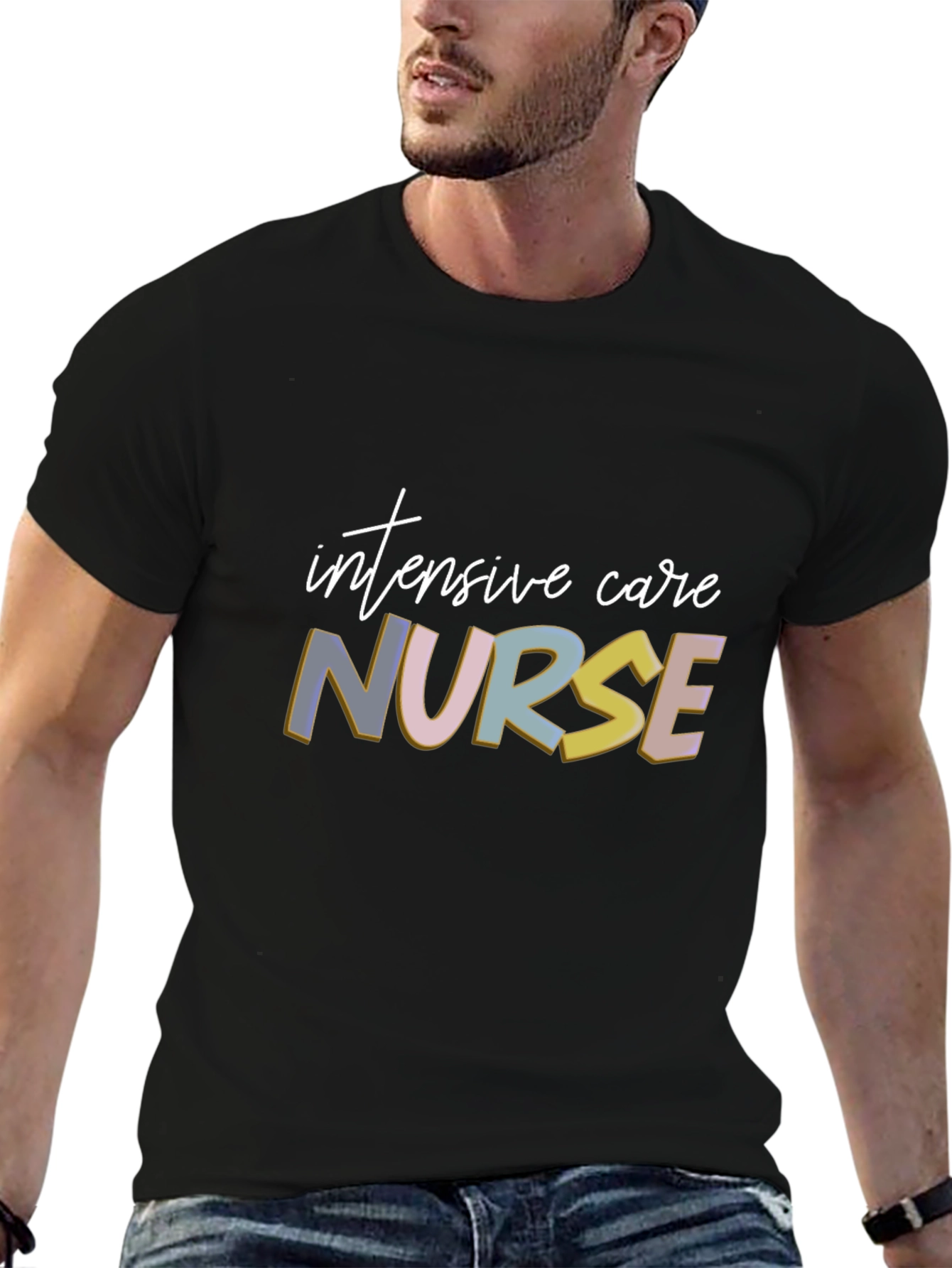 Intensive Care Nurse Graphic T-Shirt