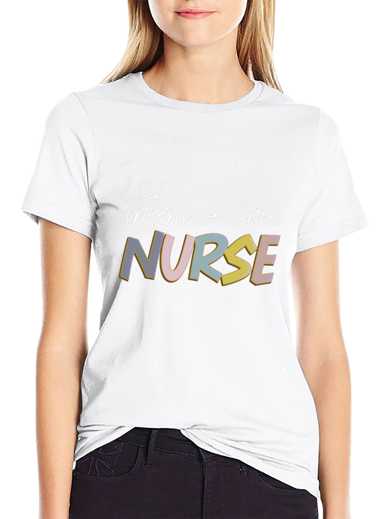 Intensive Care Nurse Graphic T-Shirt