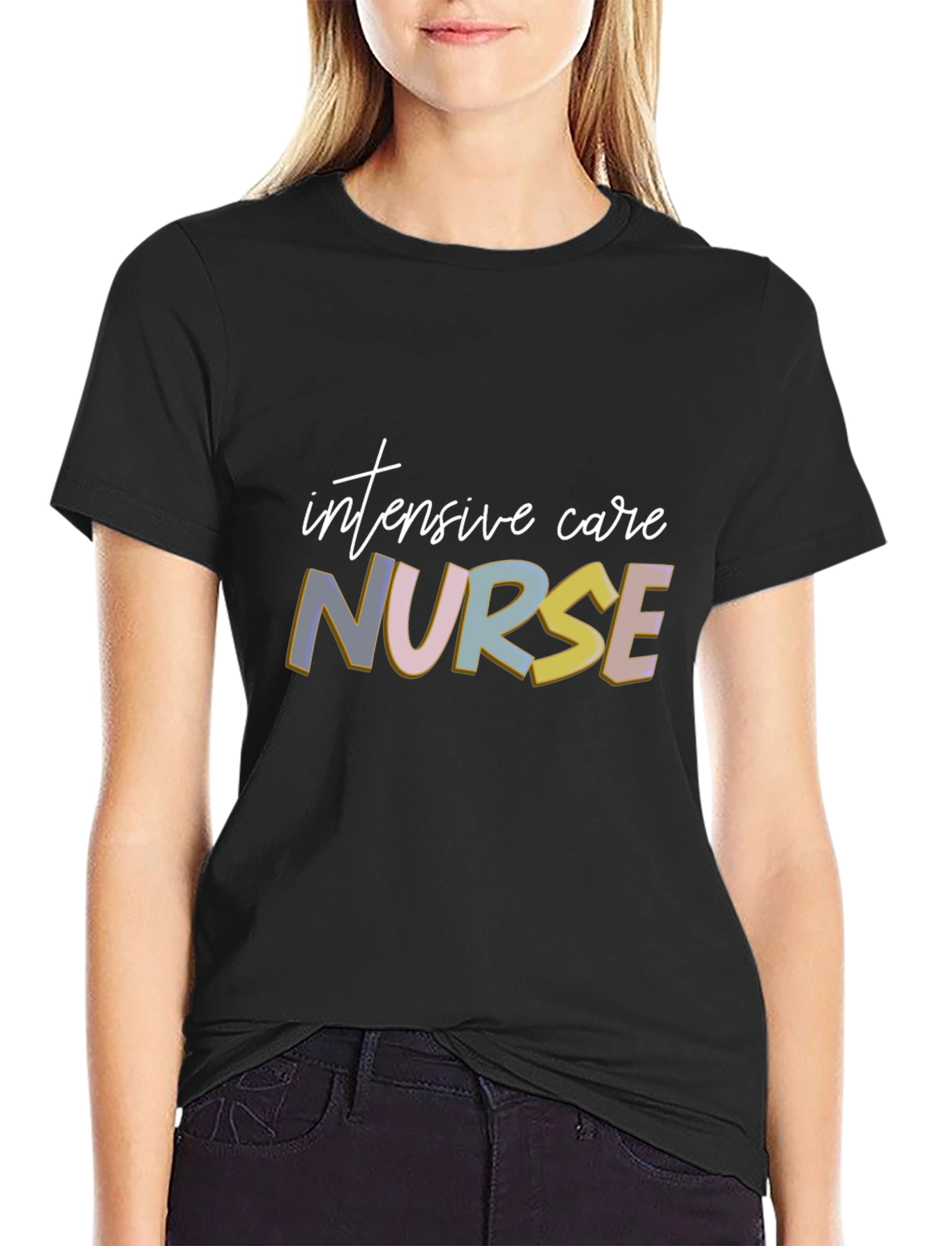Intensive Care Nurse Graphic T-Shirt