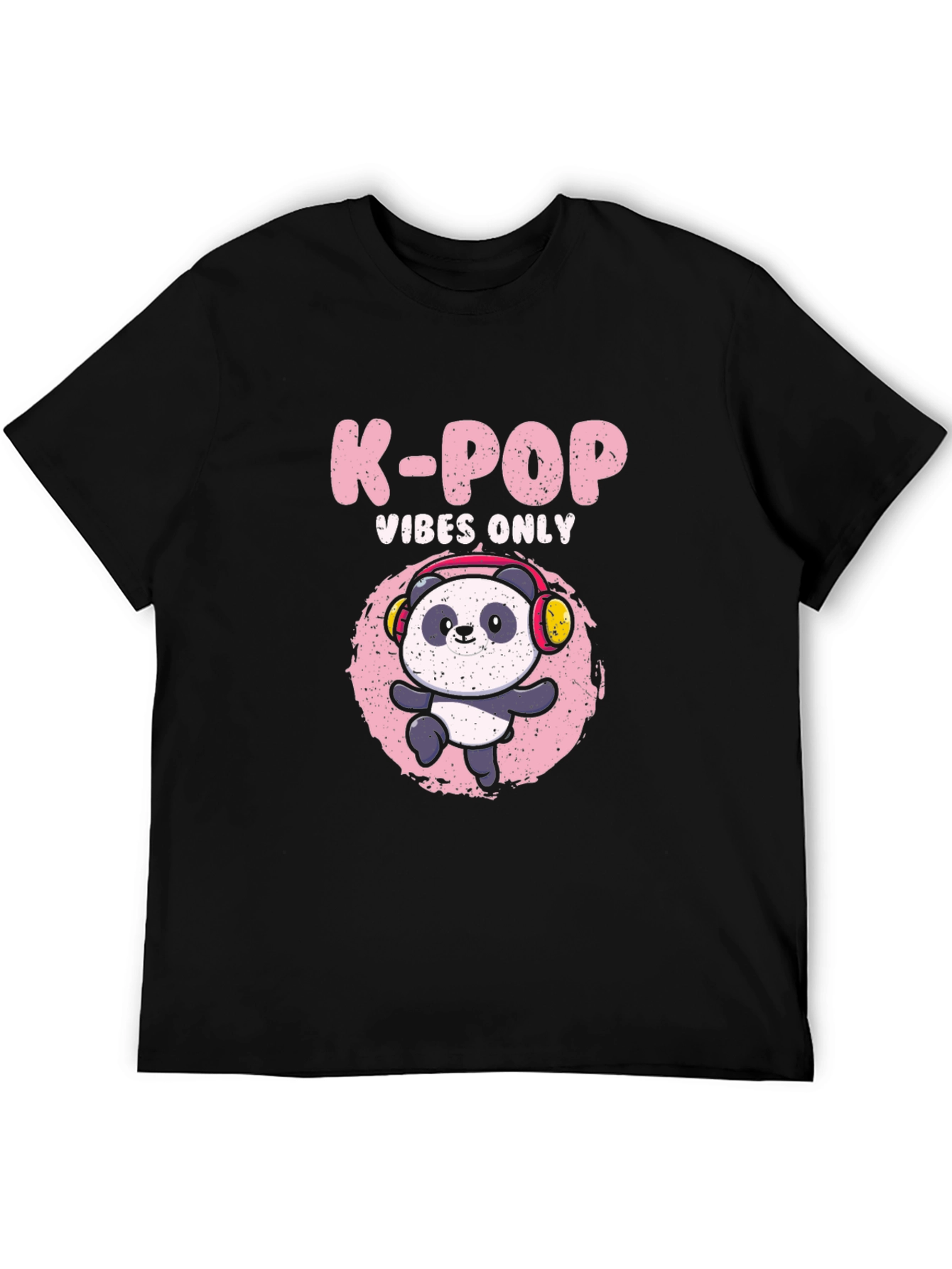 K-Pop Vibes Only Panda T-Shirt