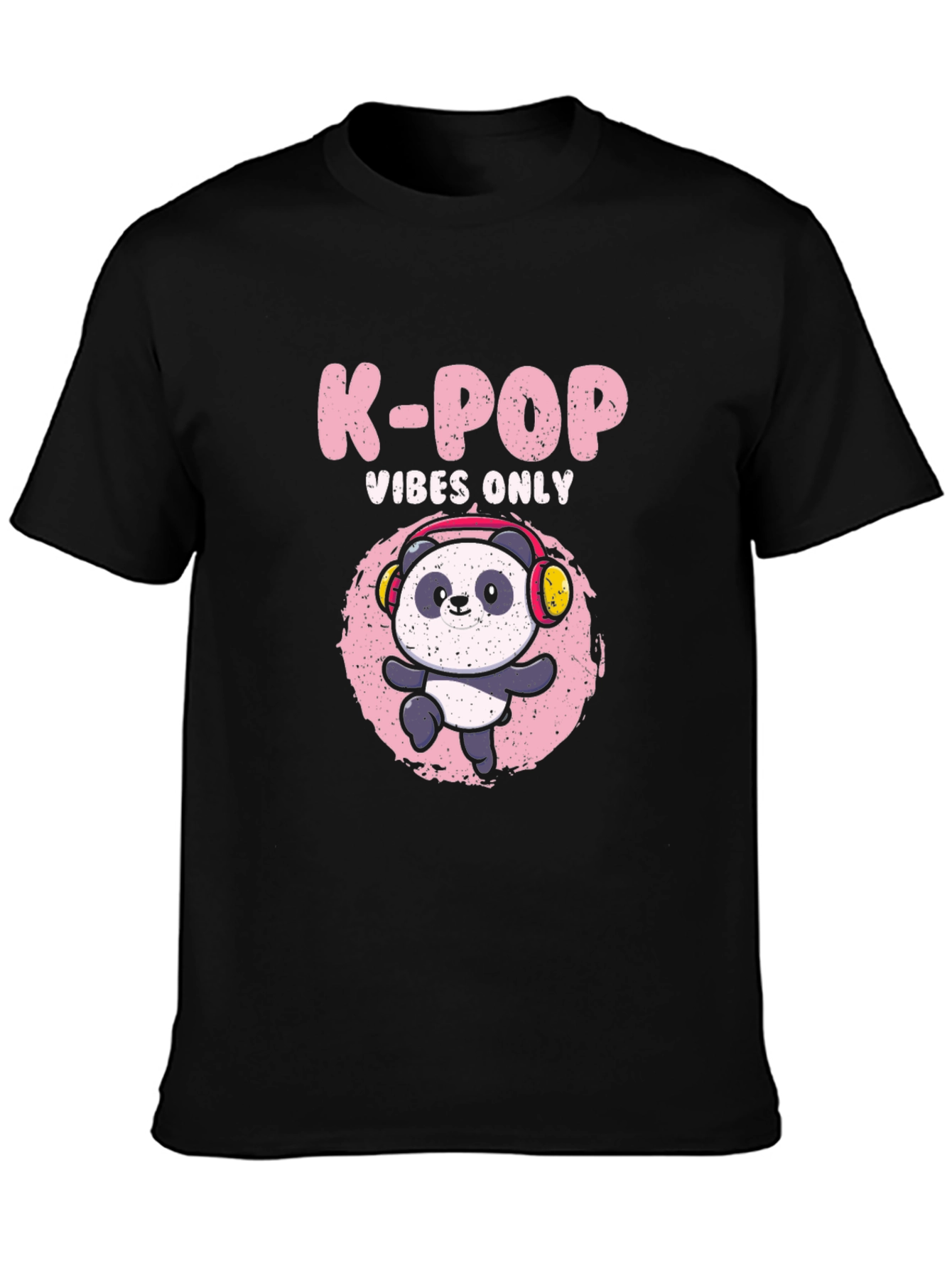 K-Pop Vibes Only Panda T-Shirt