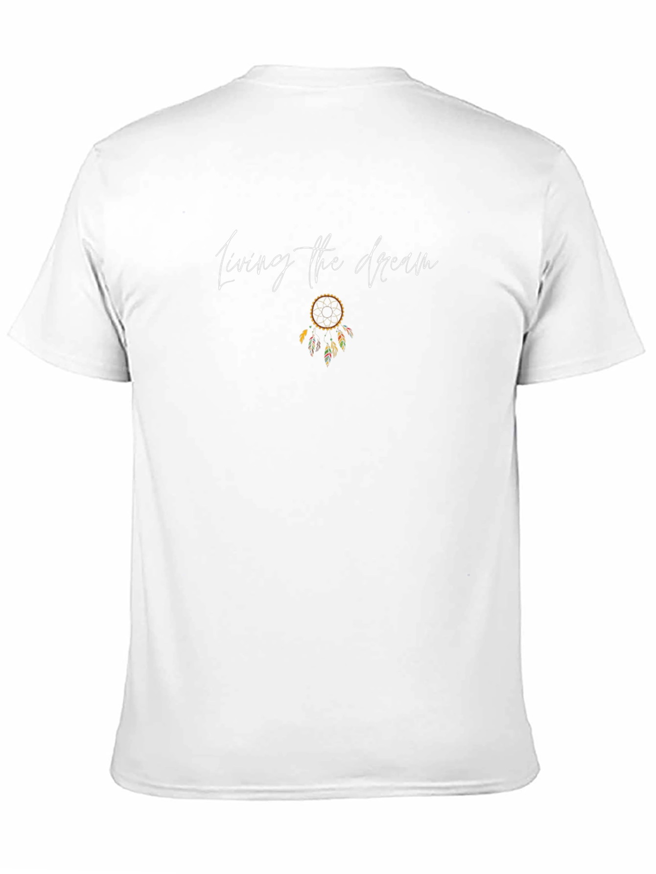 Living the Dream Black Graphic T-Shirt