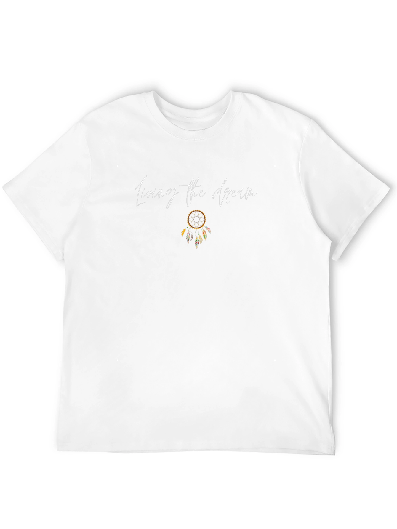 Living the Dream Black Graphic T-Shirt