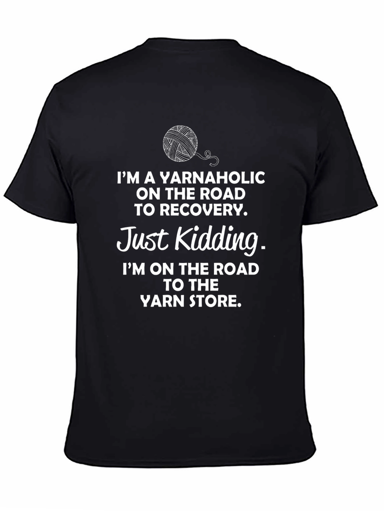 Yarnaholic T-Shirt - Knitting Humor Apparel