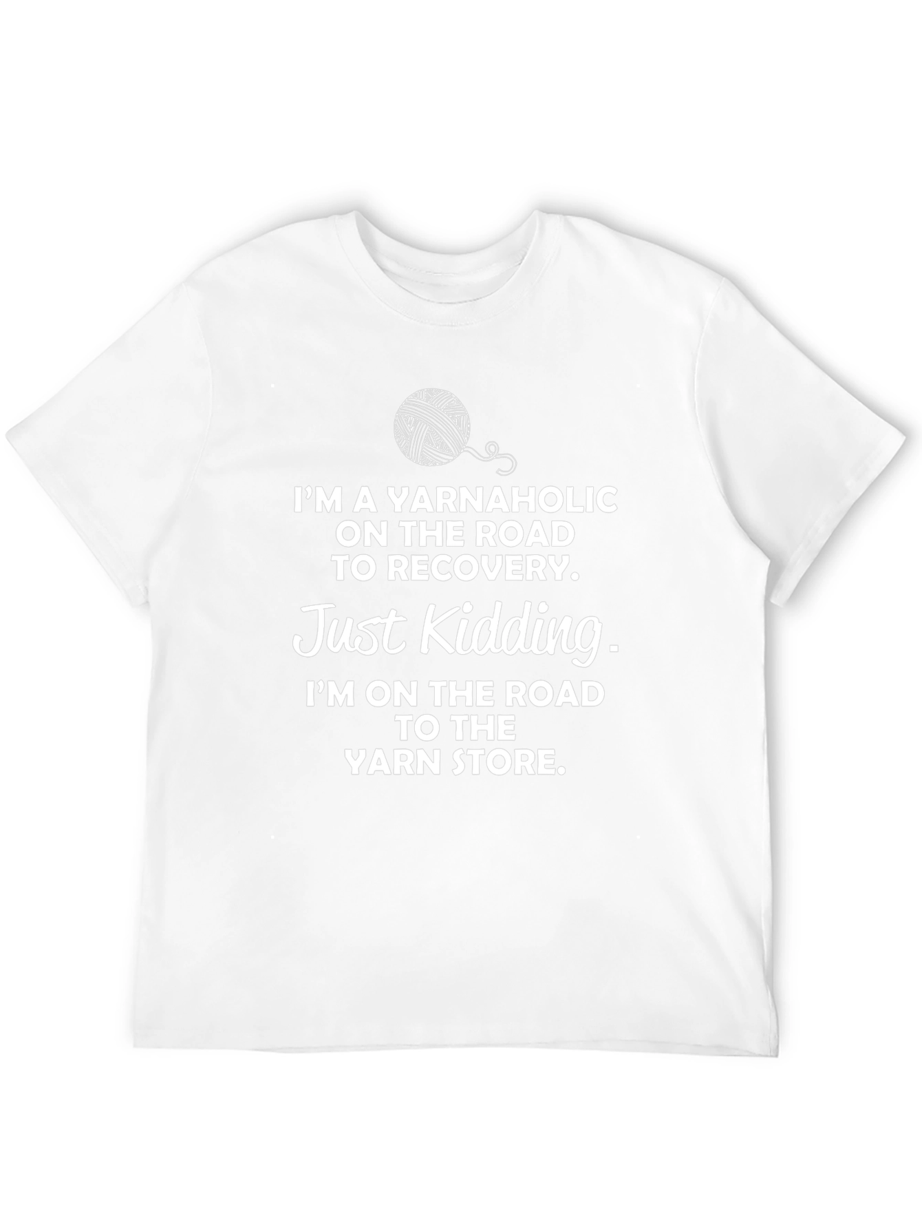 Yarnaholic T-Shirt - Knitting Humor Apparel