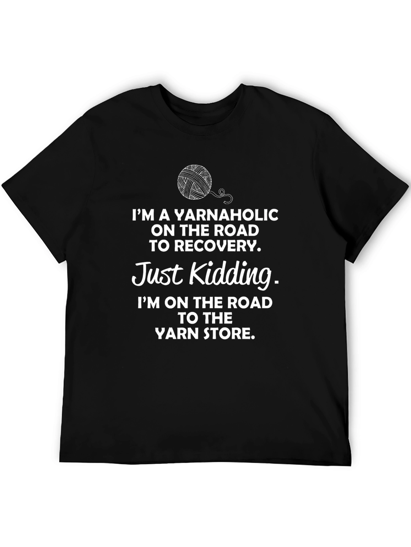 Yarnaholic T-Shirt - Knitting Humor Apparel
