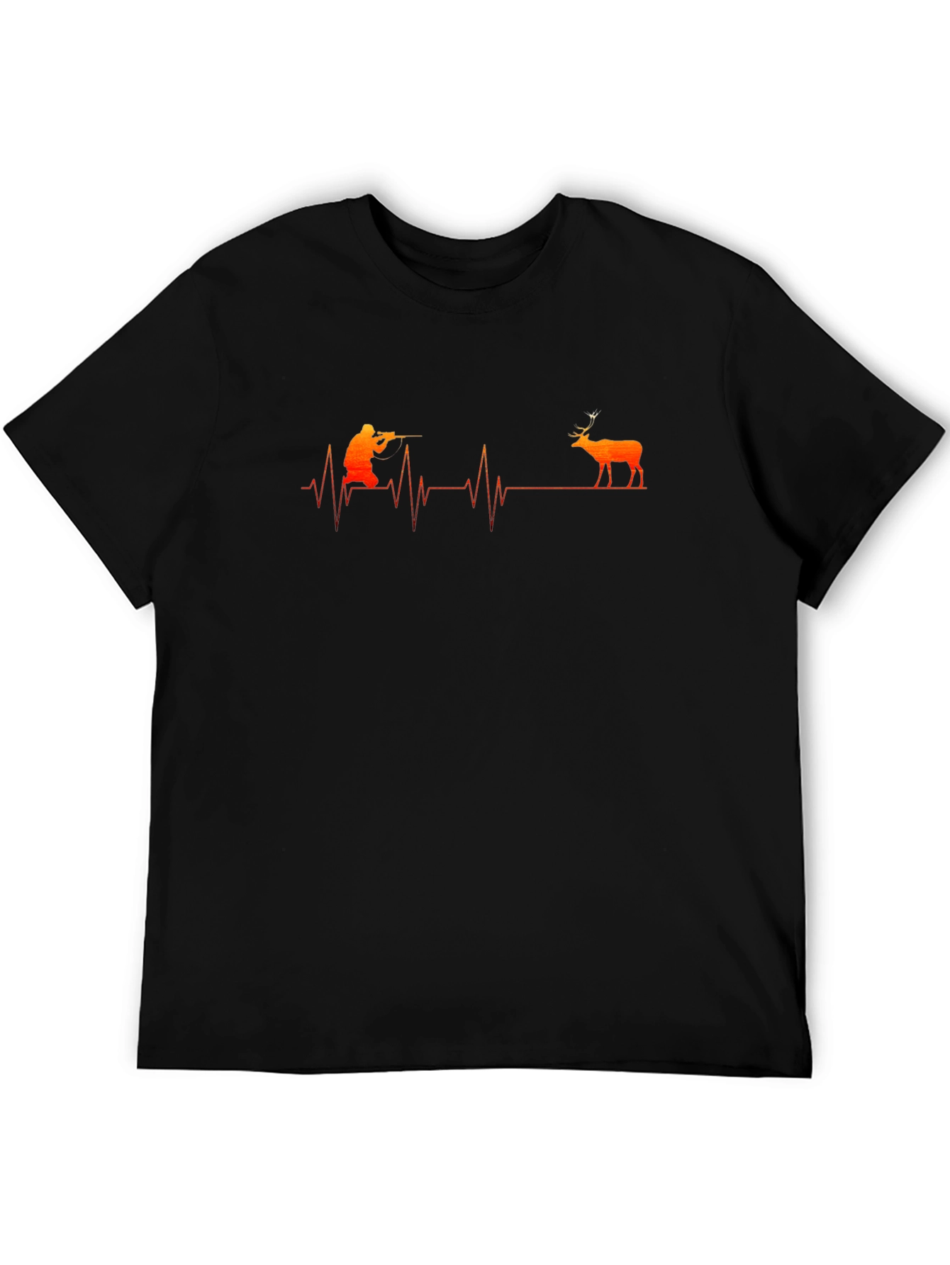 Hunter Heartbeat Graphic Tee - Black