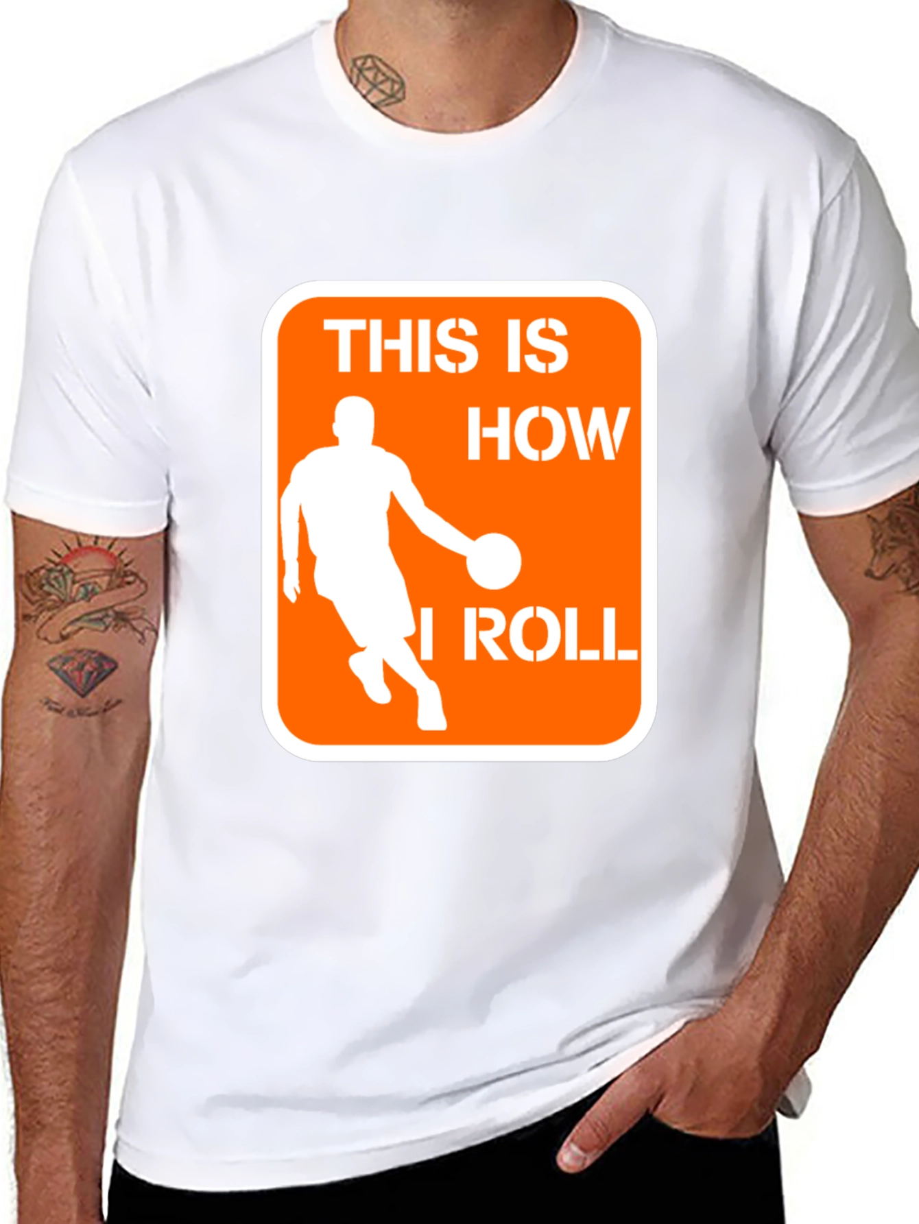 This is How I Roll Basketball T-Shirt