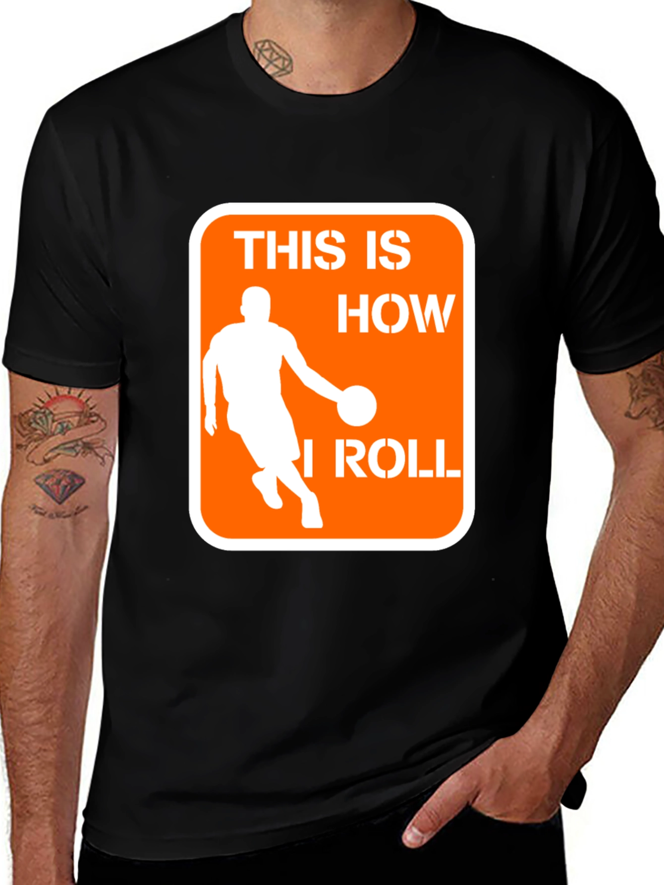 This is How I Roll Basketball T-Shirt
