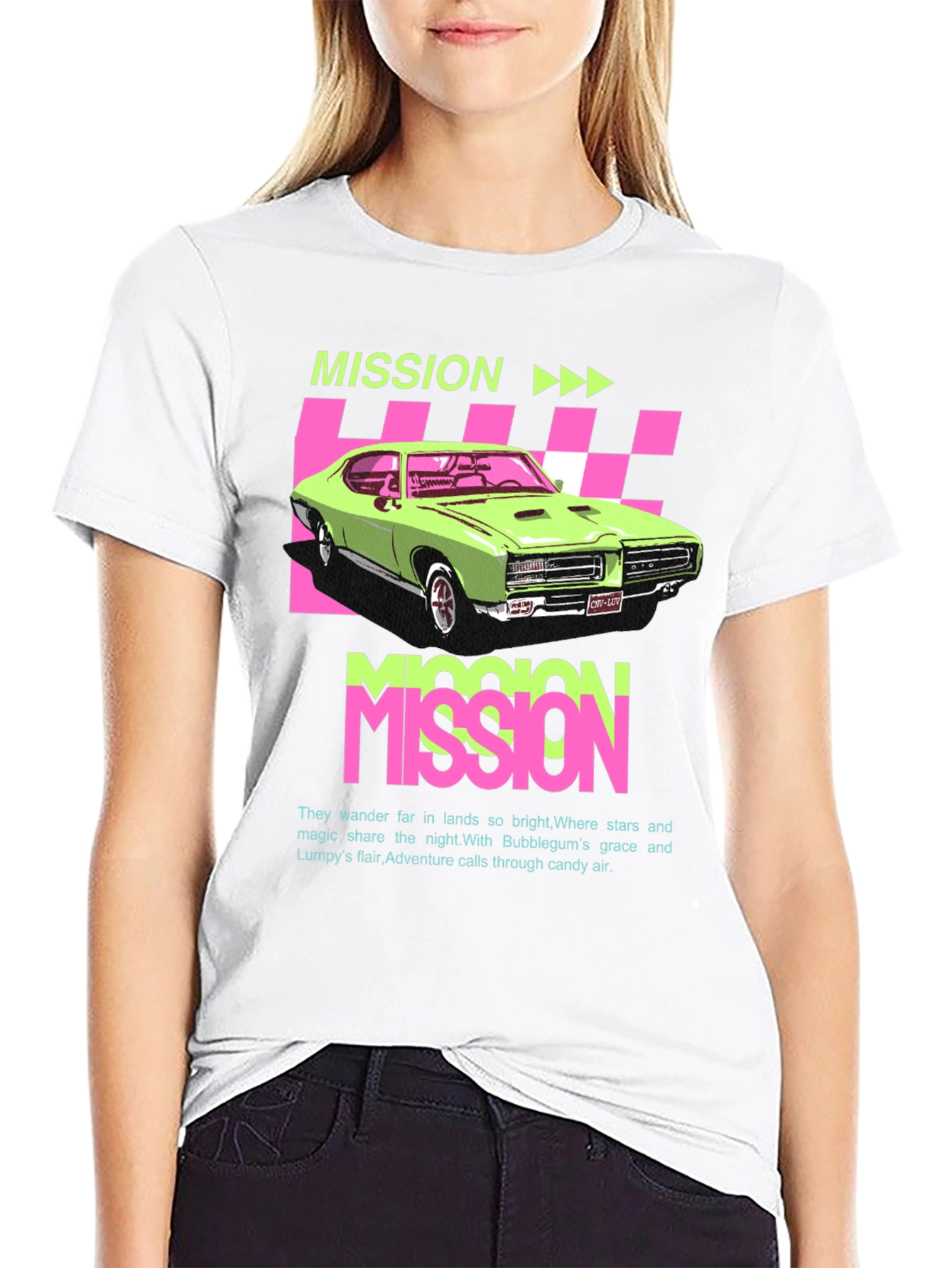 Mission Car Graphic T-Shirt