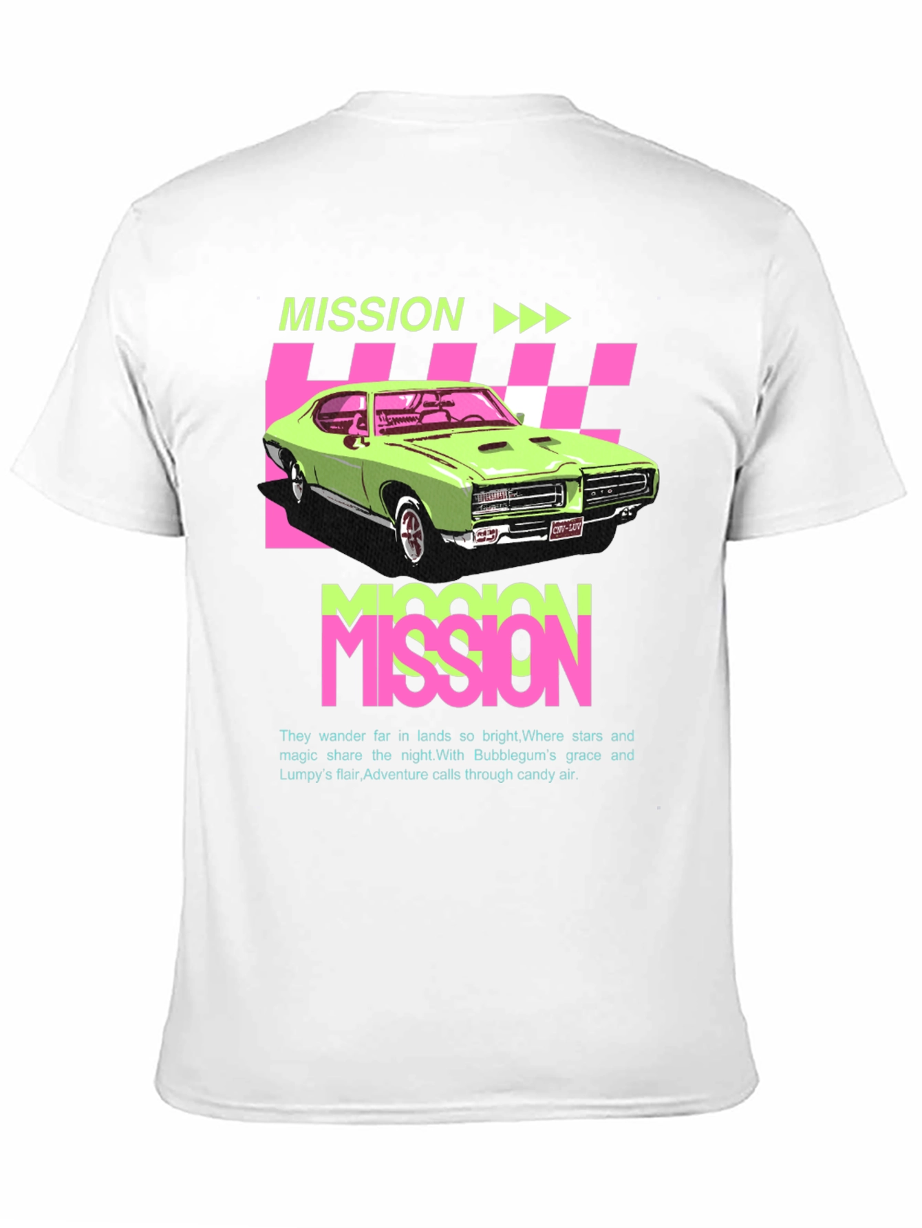 Mission Car Graphic T-Shirt