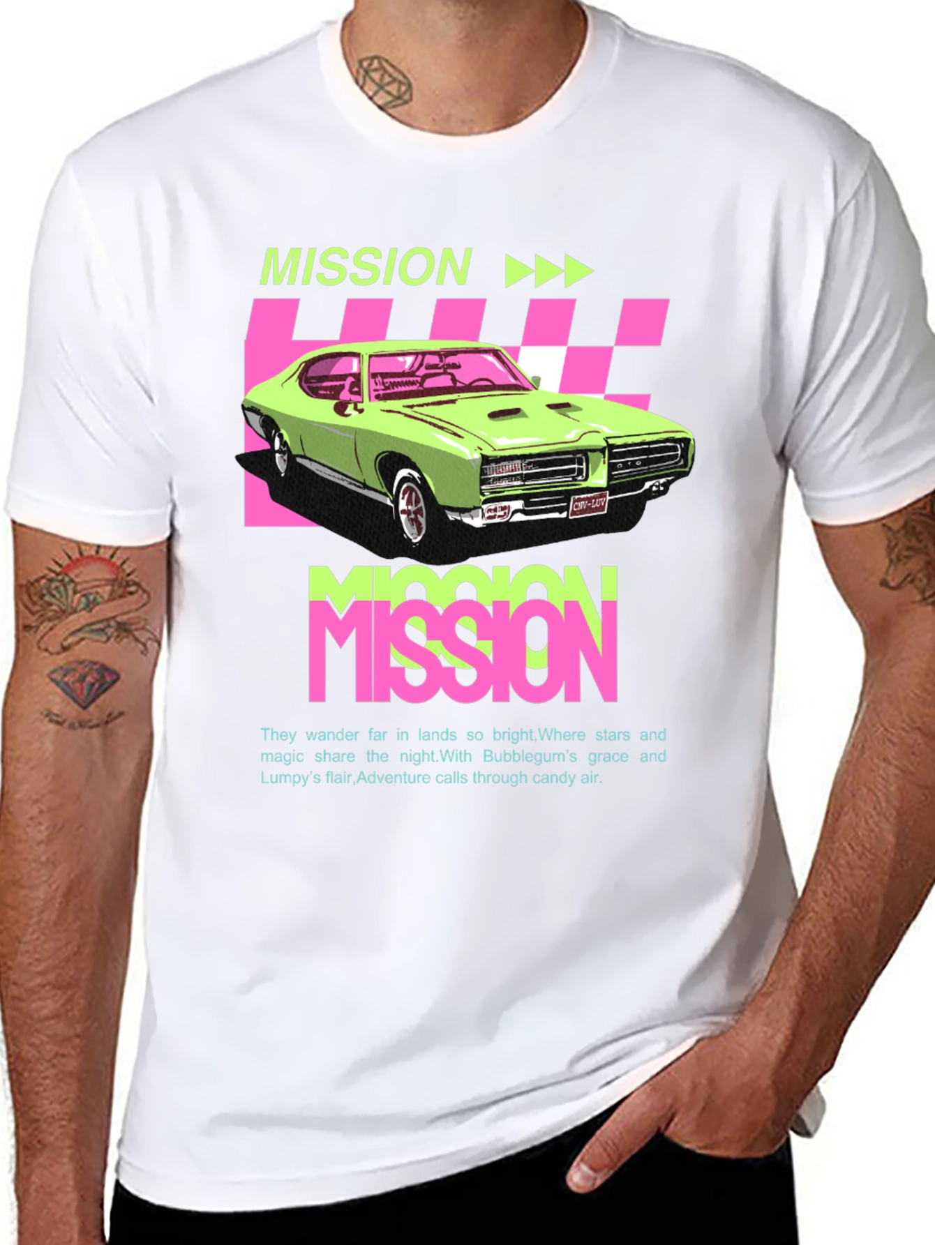 Mission Car Graphic T-Shirt