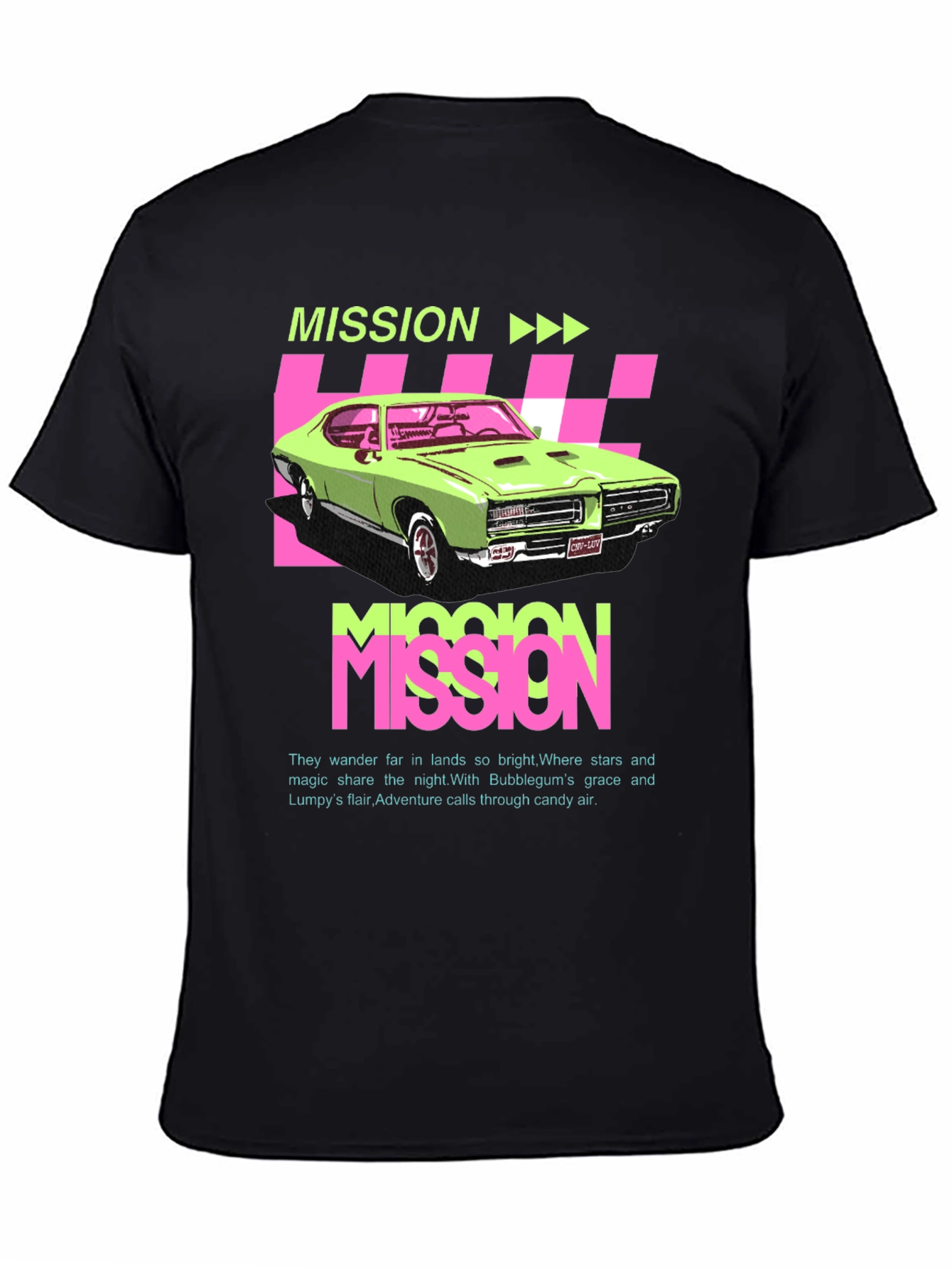 Mission Car Graphic T-Shirt
