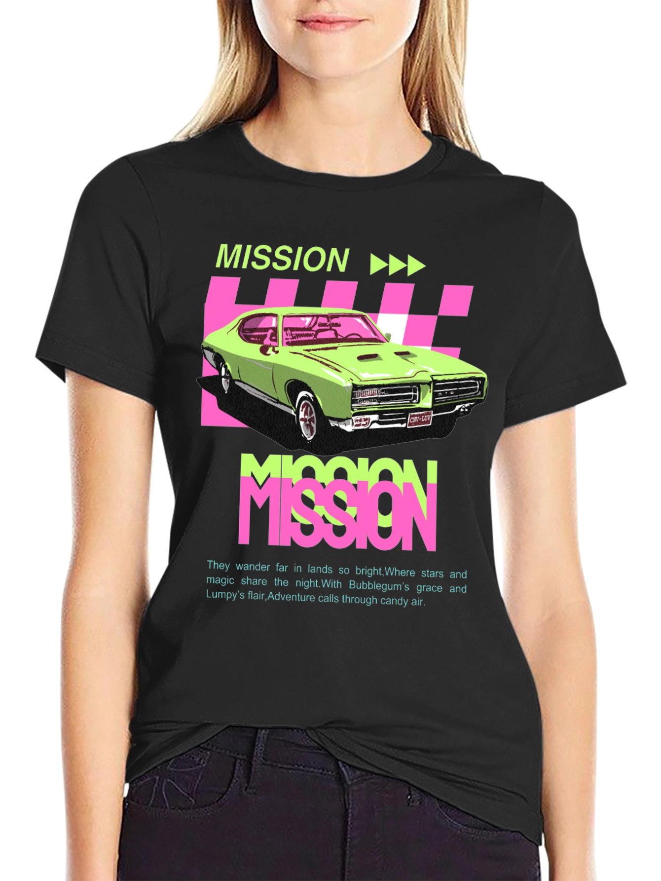 Mission Car Graphic T-Shirt
