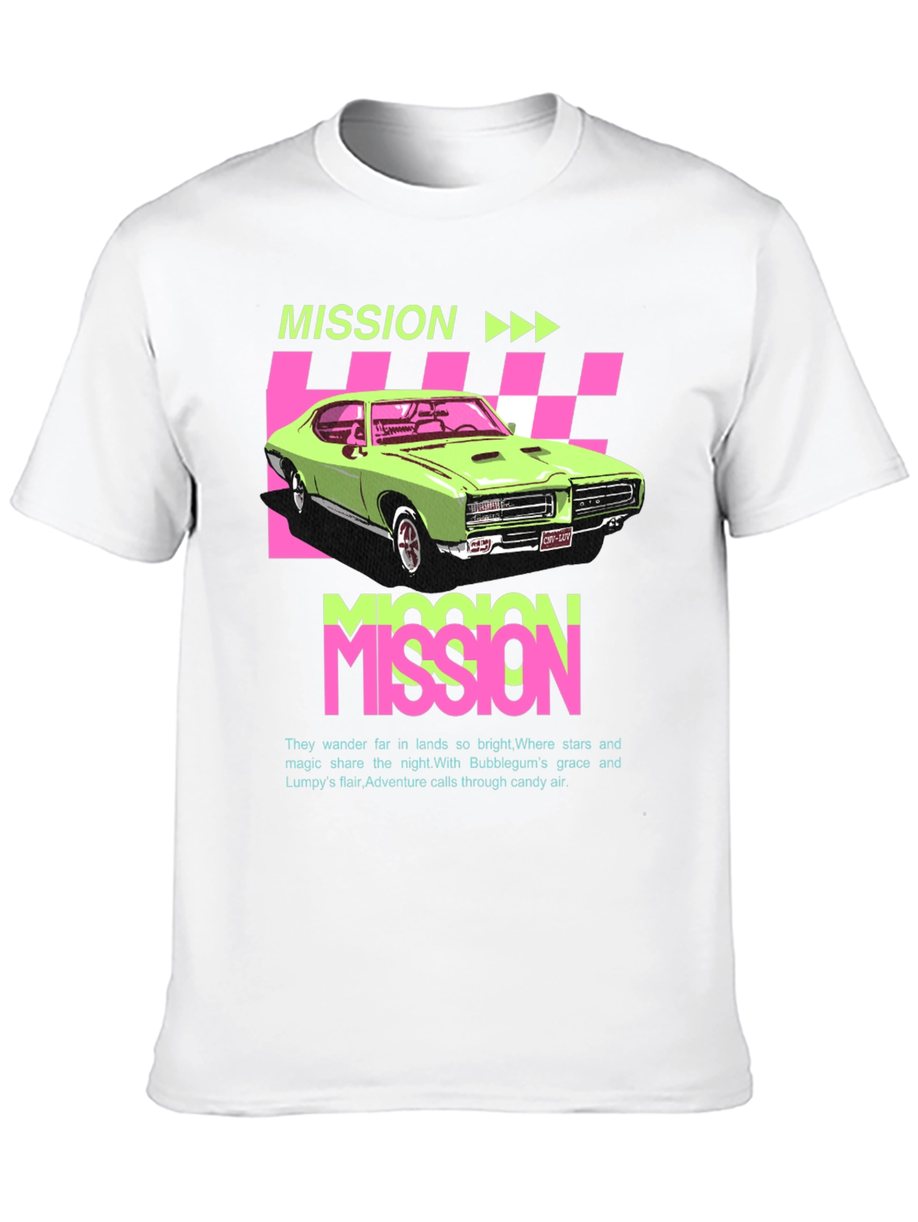 Mission Car Graphic T-Shirt