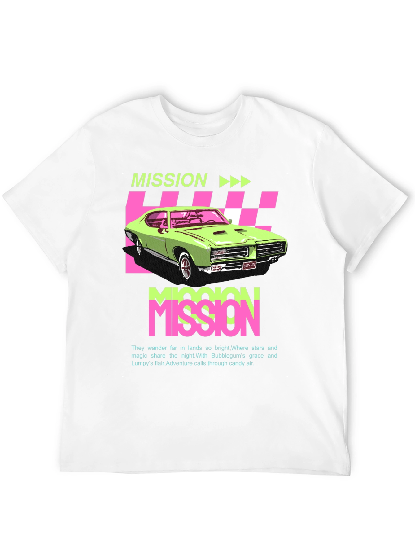 Mission Car Graphic T-Shirt