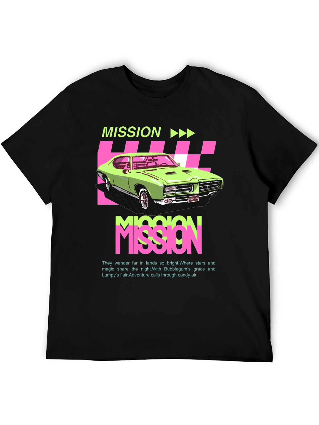 Mission Car Graphic T-Shirt