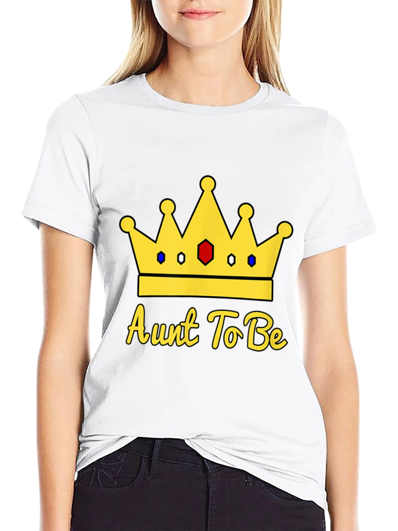 Aunt To Be Crown T-Shirt