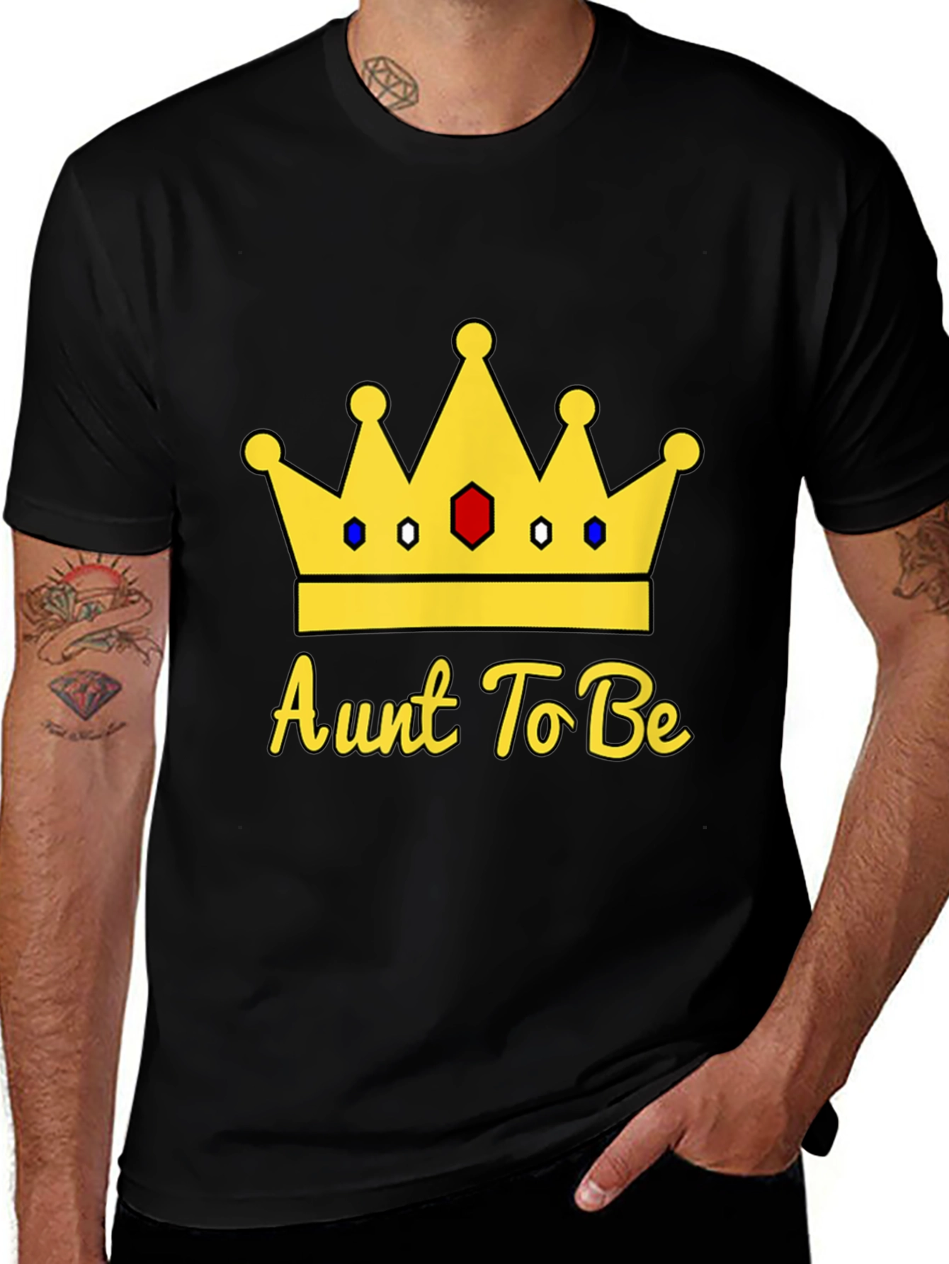 Aunt To Be Crown T-Shirt
