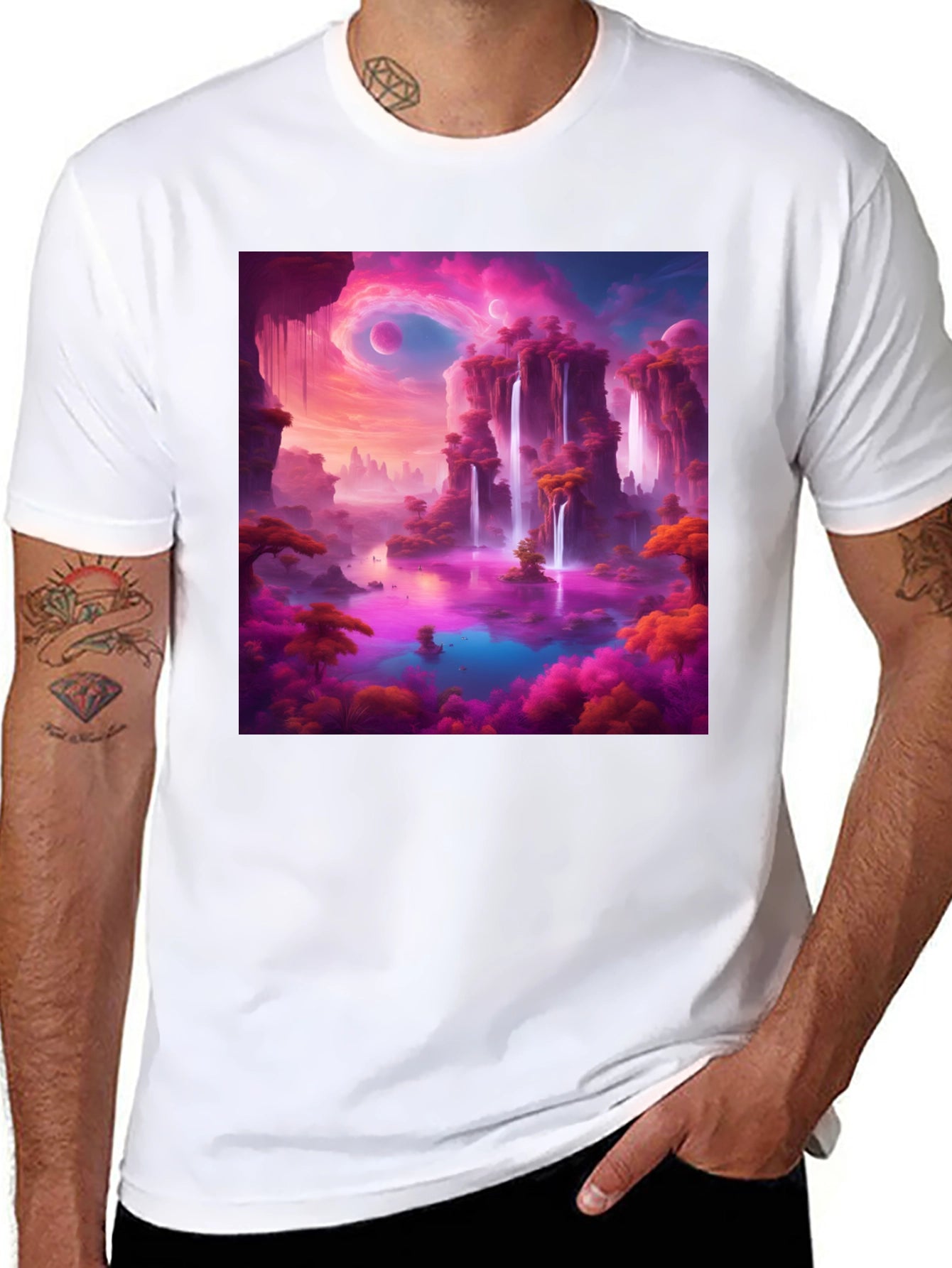 Fantasy Landscape Graphic Tee