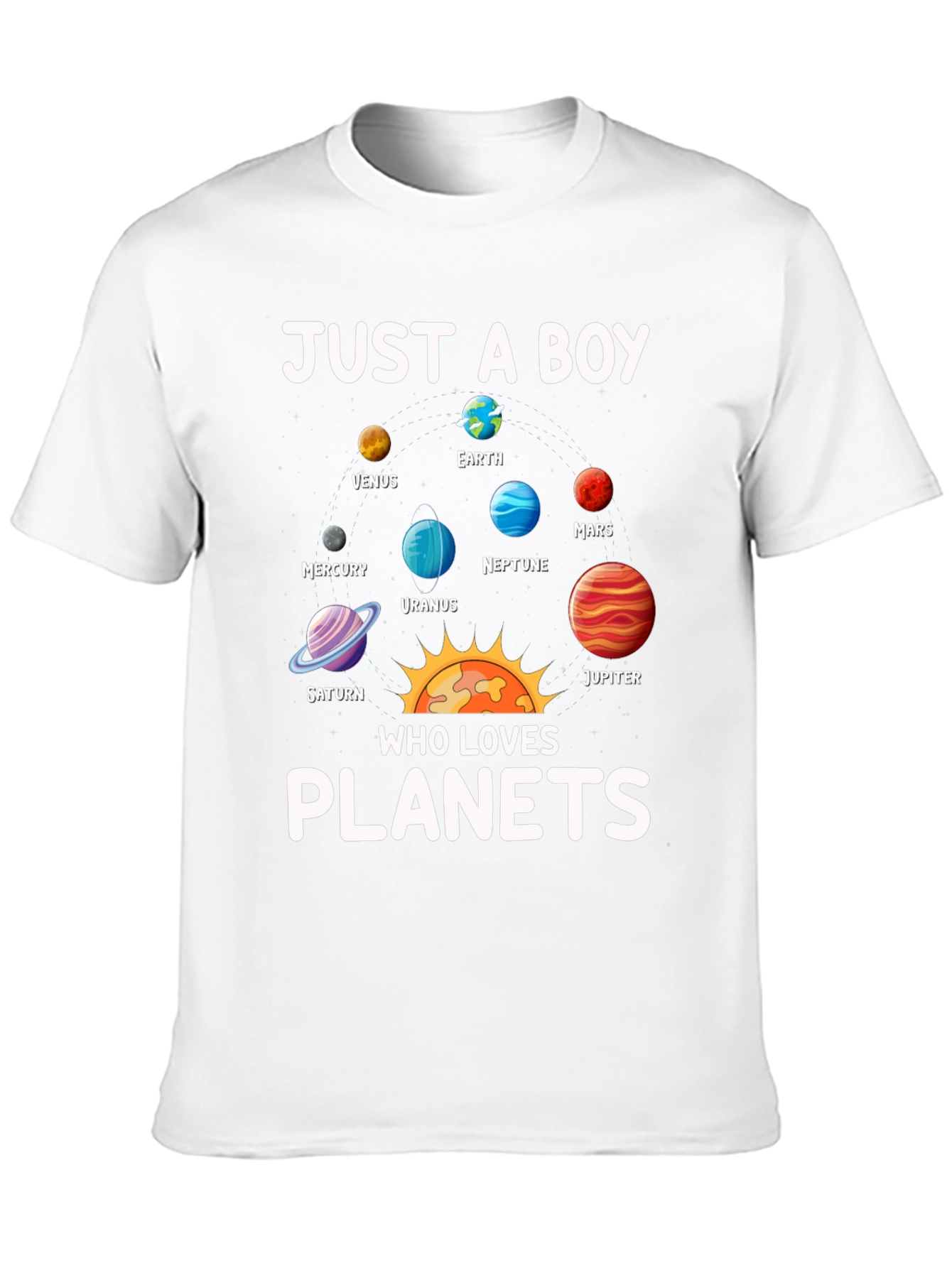 Boys Planets T-Shirt - Space Lover Tee