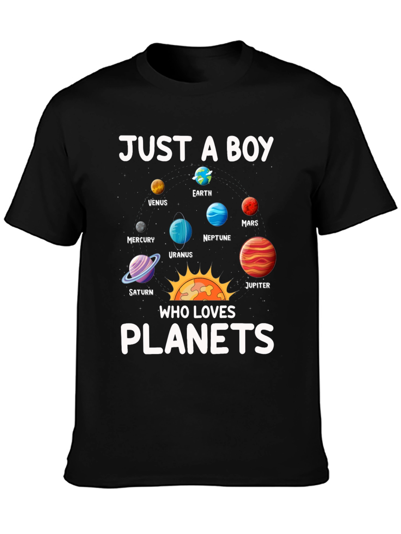 Boys Planets T-Shirt - Space Lover Tee