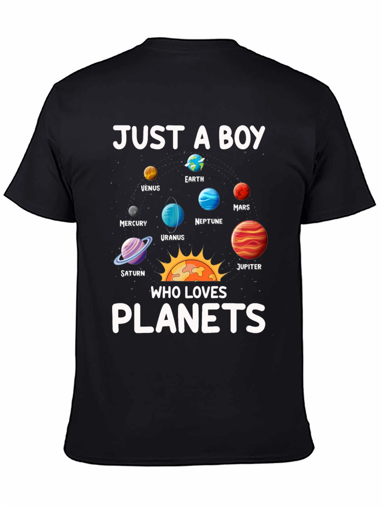 Boys Planets T-Shirt - Space Lover Tee